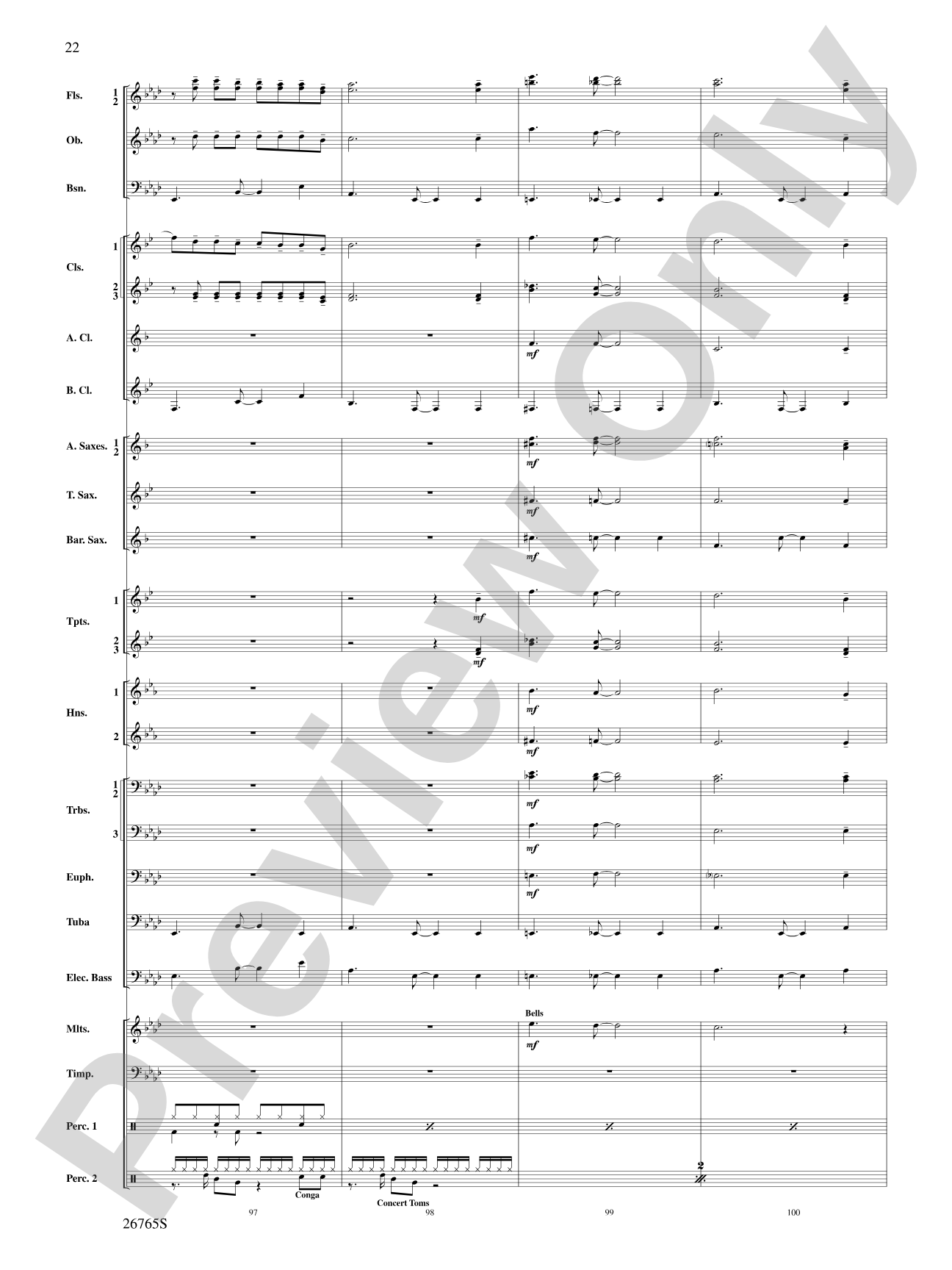 Madonna: A Concert Tour: Concert Band Conductor Score & Parts