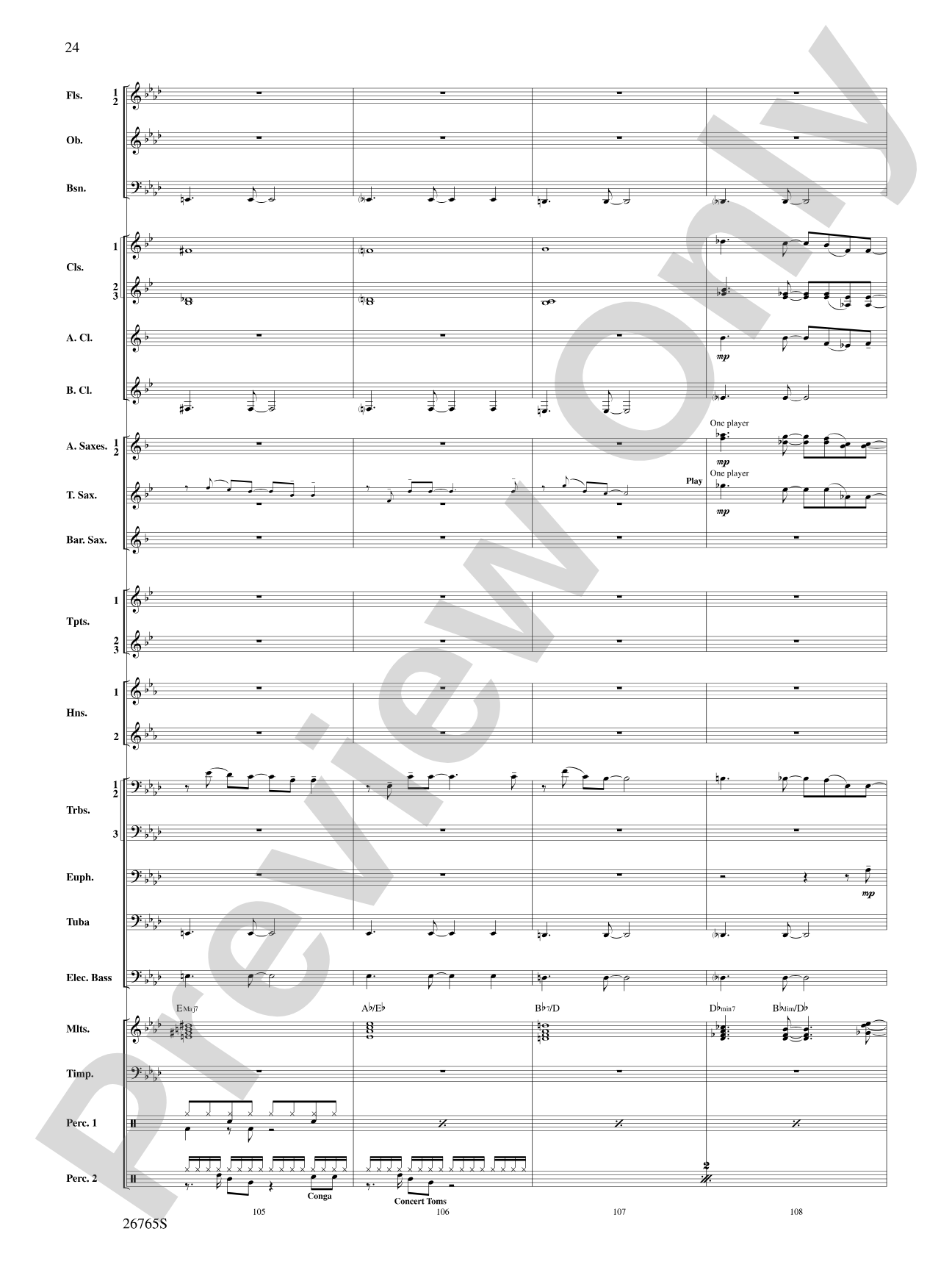 Madonna: A Concert Tour: Concert Band Conductor Score & Parts
