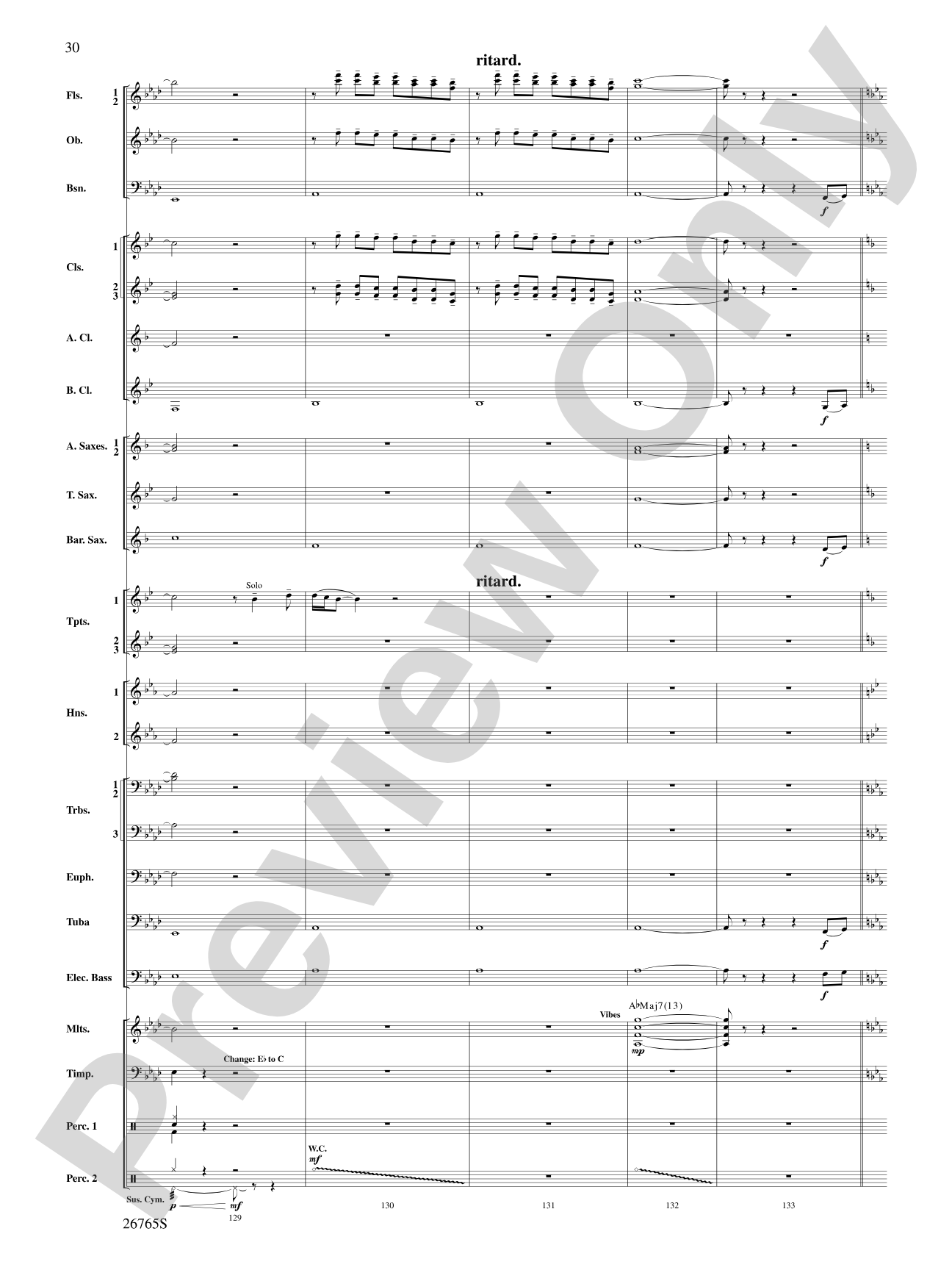 Madonna: A Concert Tour: Concert Band Conductor Score & Parts