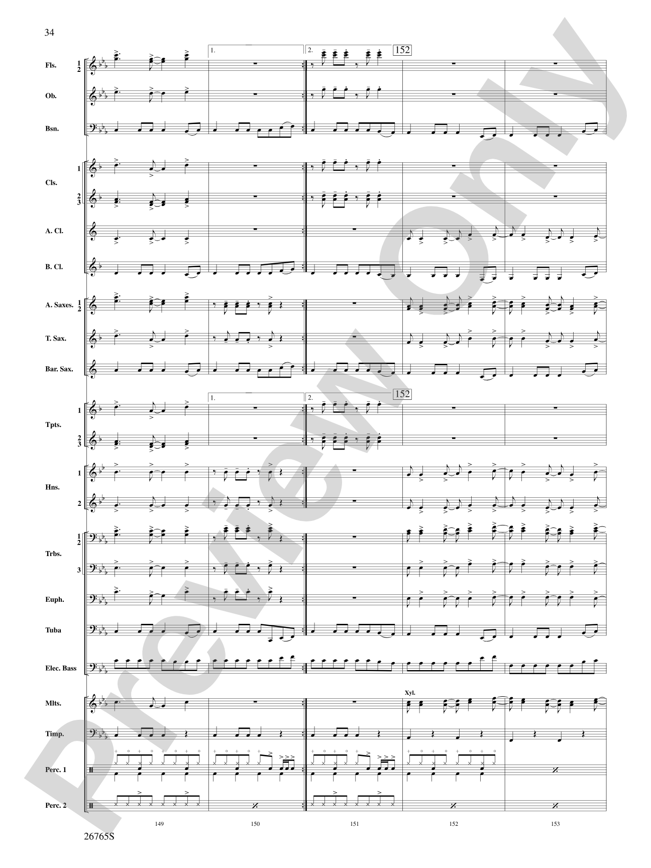 Madonna: A Concert Tour: Concert Band Conductor Score & Parts