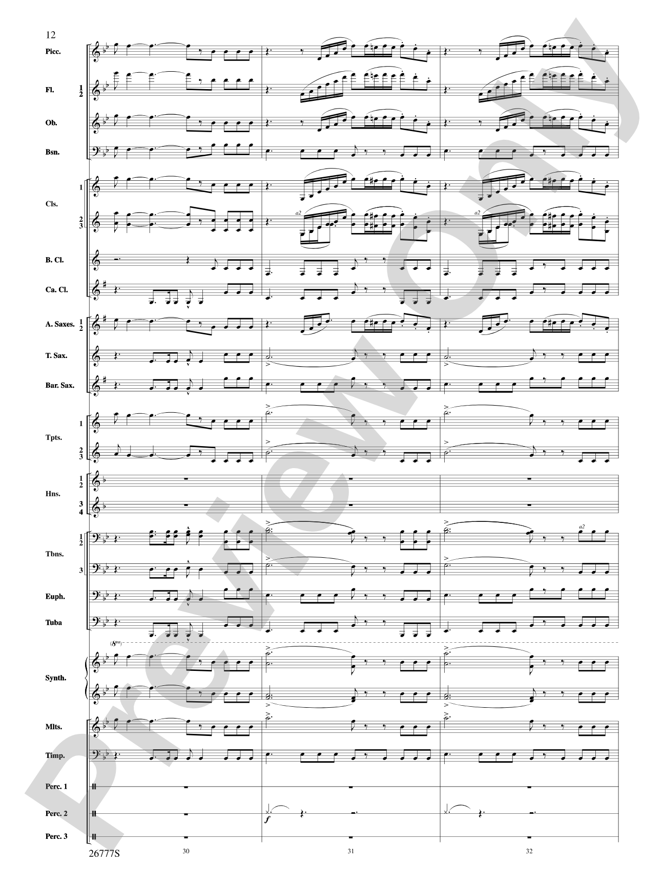 Soaring with John Williams: Concert Band Conductor Score & Parts