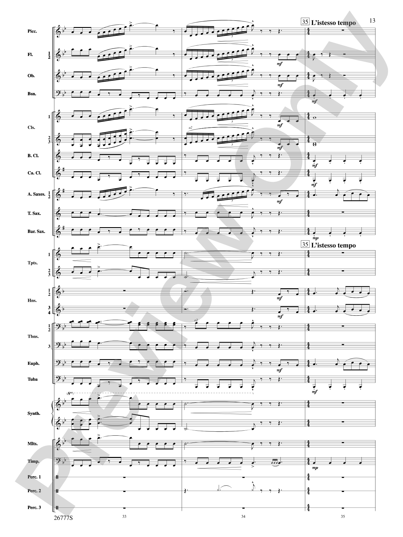 Soaring with John Williams: Concert Band Conductor Score & Parts
