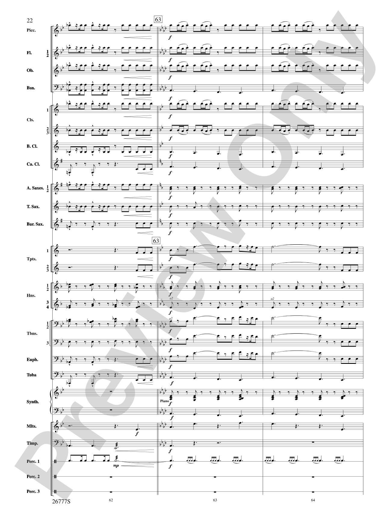 Soaring with John Williams: Concert Band Conductor Score & Parts