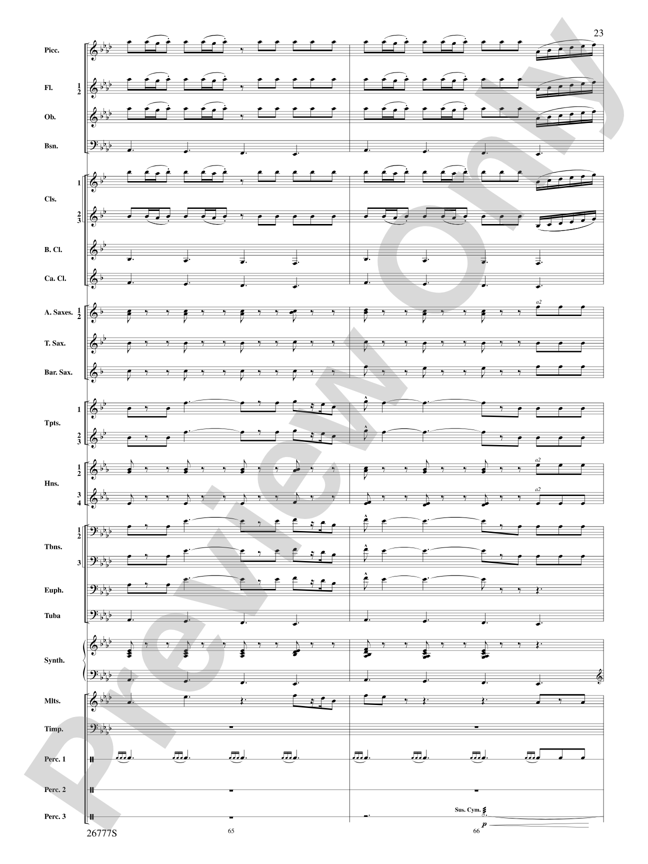 Soaring with John Williams: Concert Band Conductor Score & Parts