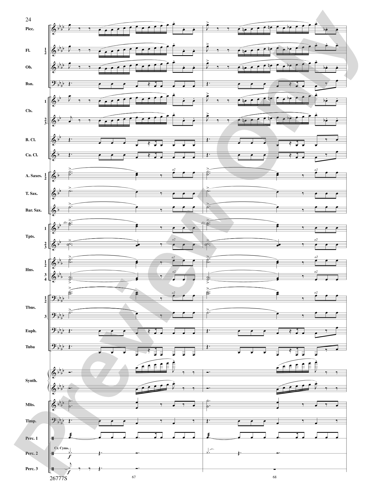 Soaring with John Williams: Concert Band Conductor Score & Parts