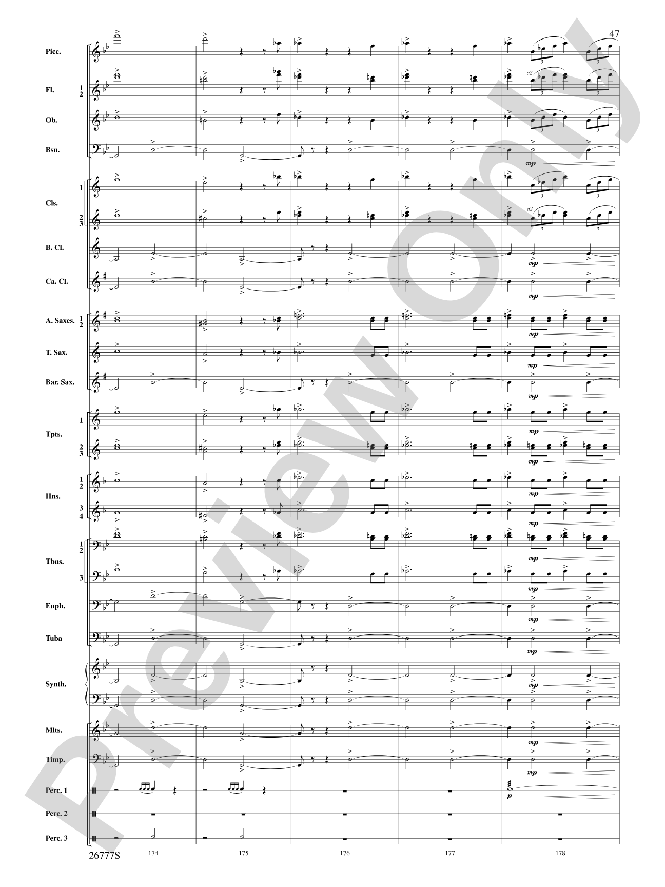 Soaring with John Williams: Concert Band Conductor Score & Parts