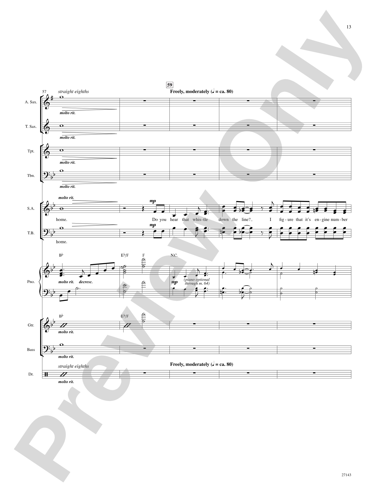 All Aboard!: Score: Choral SoundPax