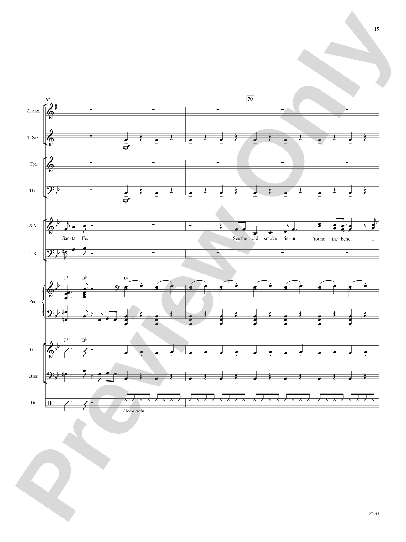 All Aboard!: Score: Choral SoundPax