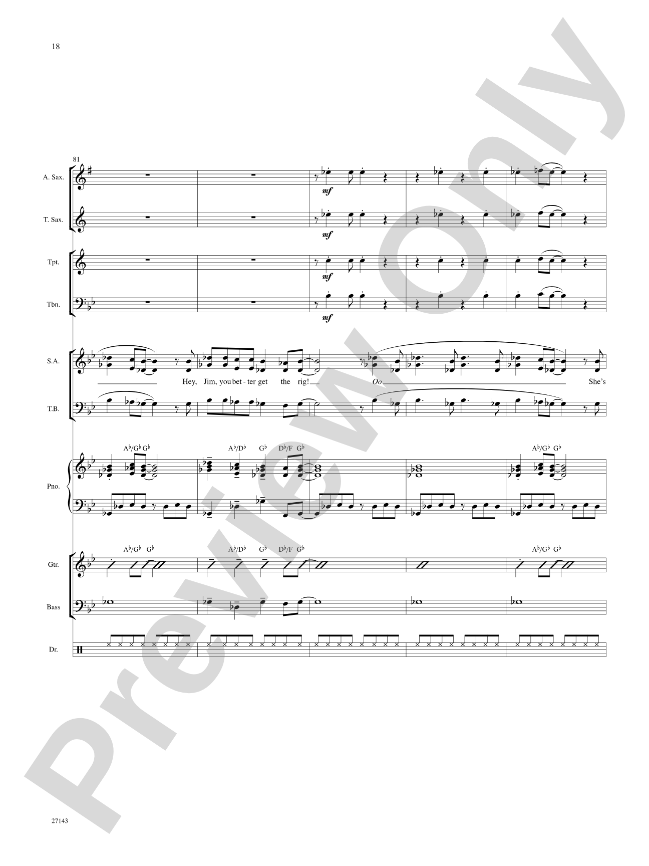 All Aboard!: Score: Choral SoundPax