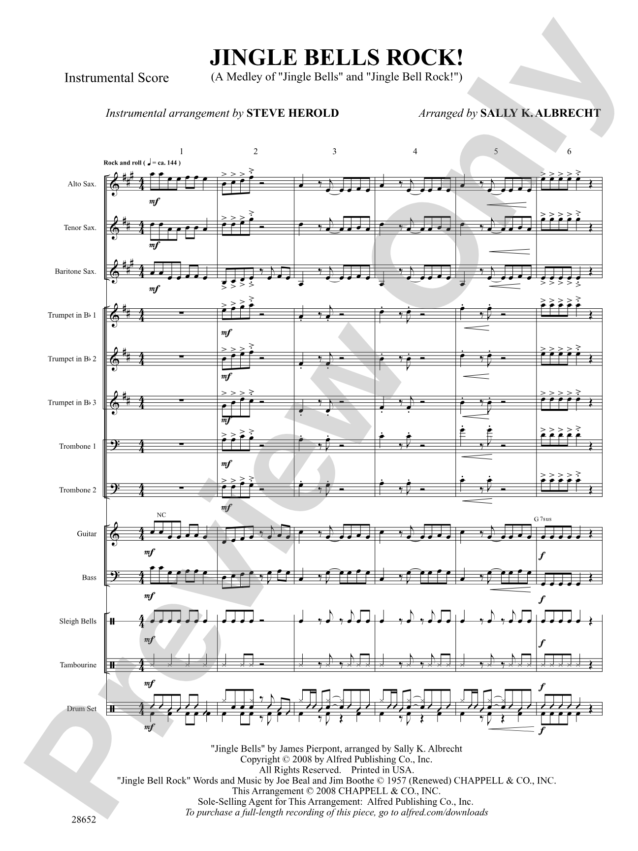 Jingle Bells Rock! (A Medley): Choral SoundPax