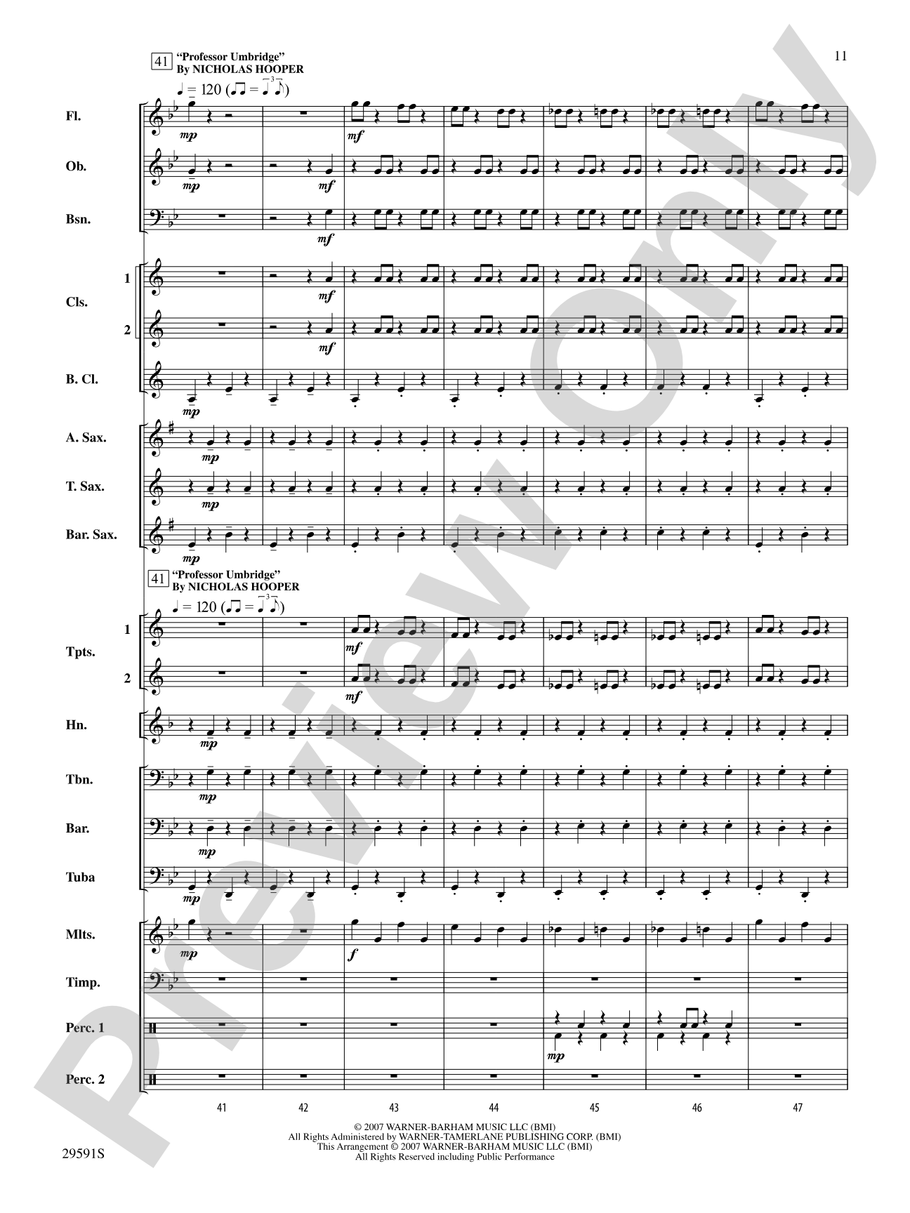 Harry Potter and the Order of the Phoenix, Selections From: Score