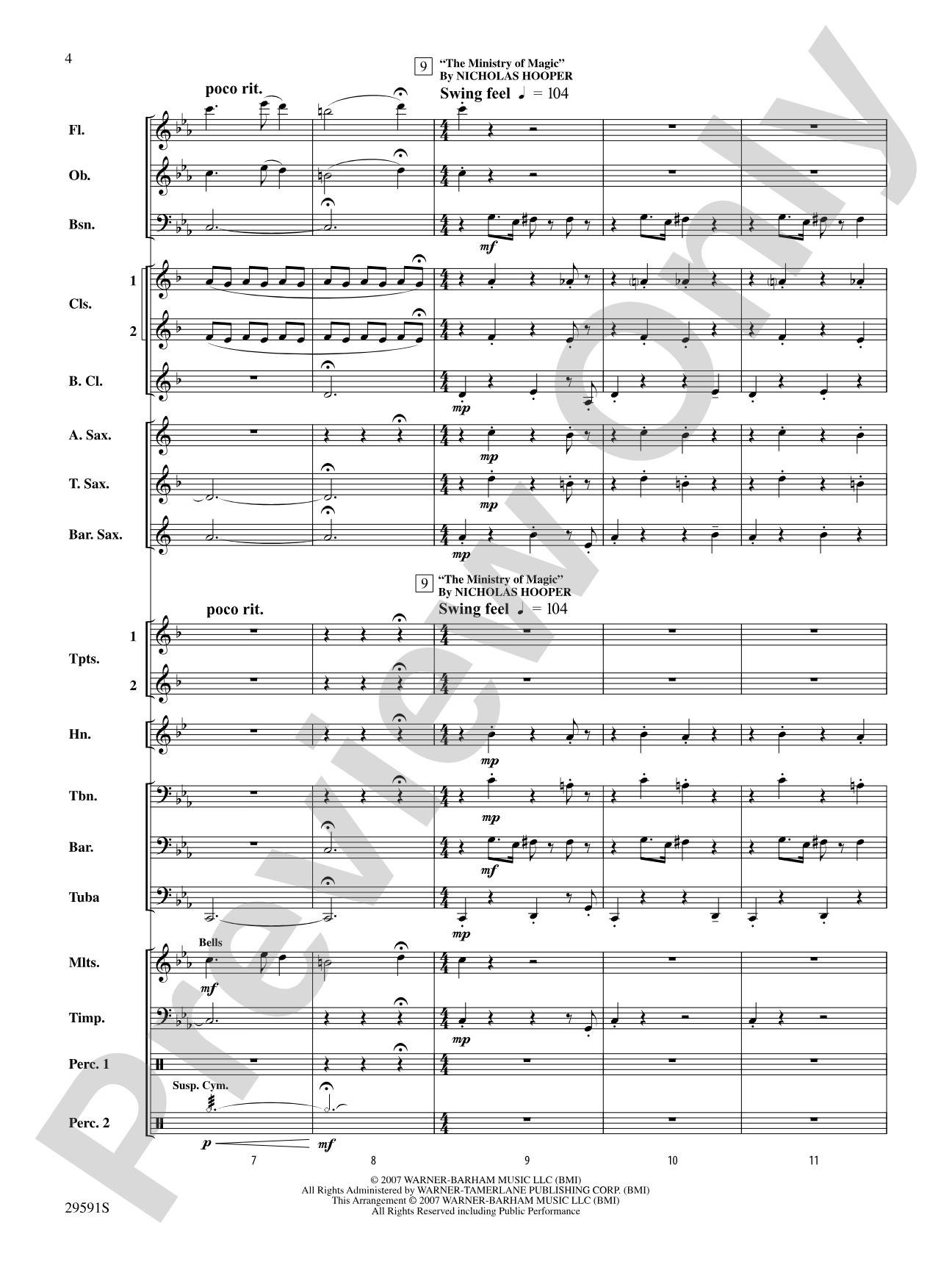 Harry Potter and the Order of the Phoenix, Selections From: Score