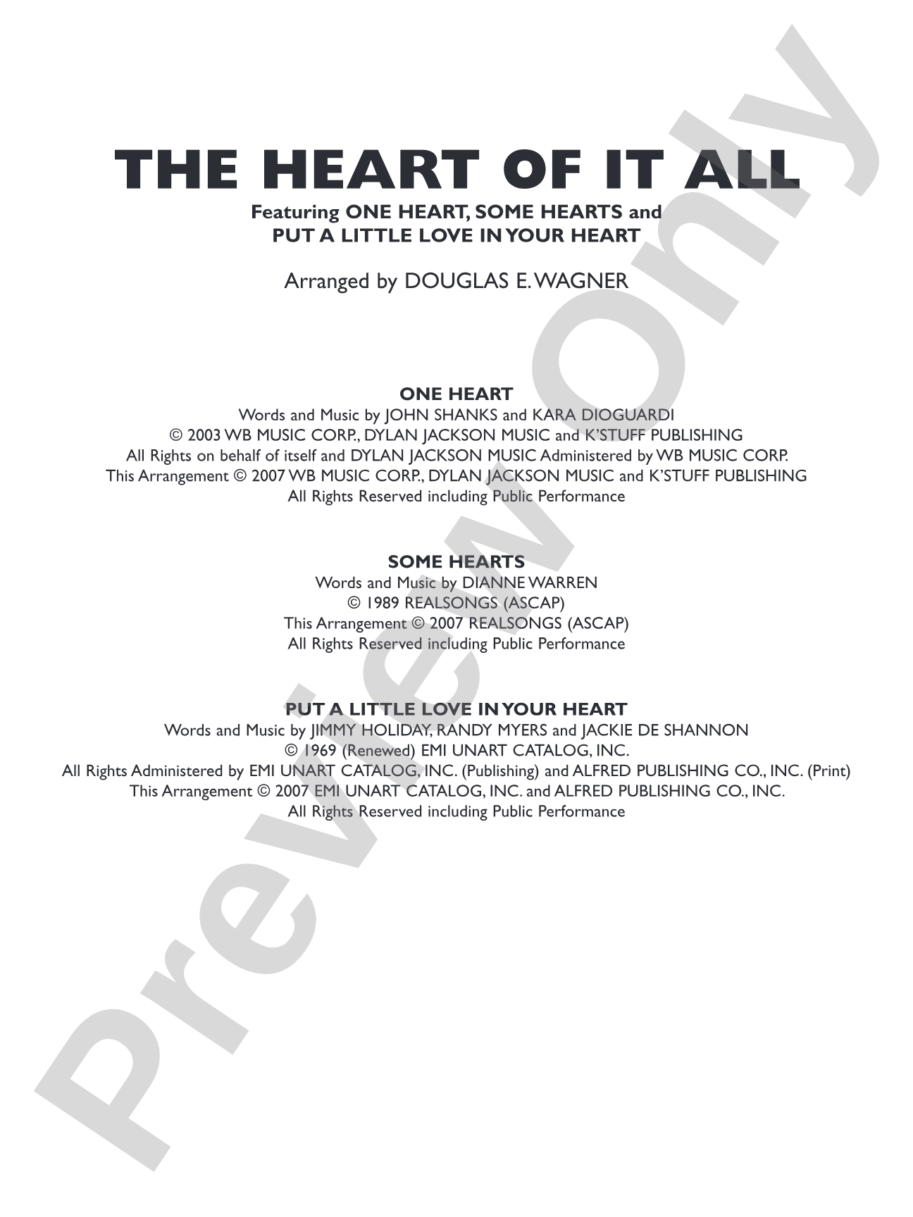 The Heart of It All: Concert Band Conductor Score & Parts