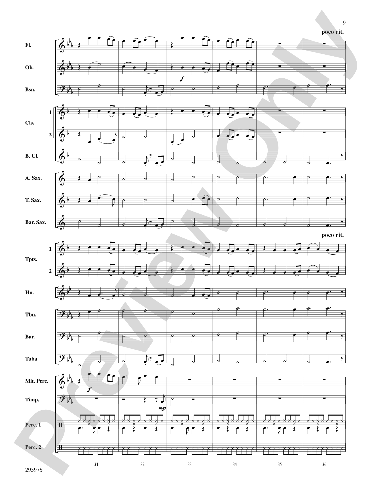 The Heart of It All: Concert Band Conductor Score & Parts