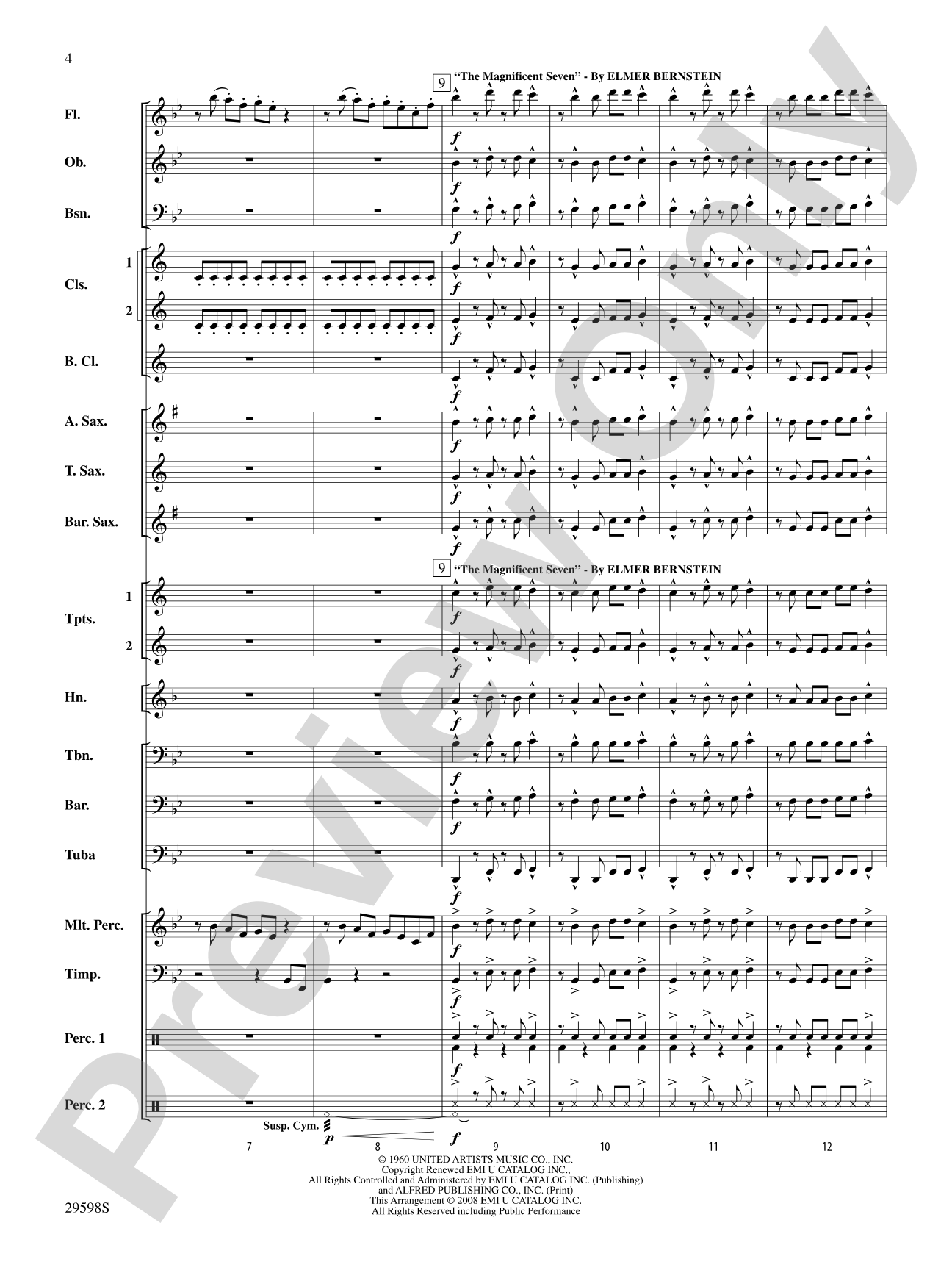 The Wild Westerns!: Concert Band Conductor Score & Parts
