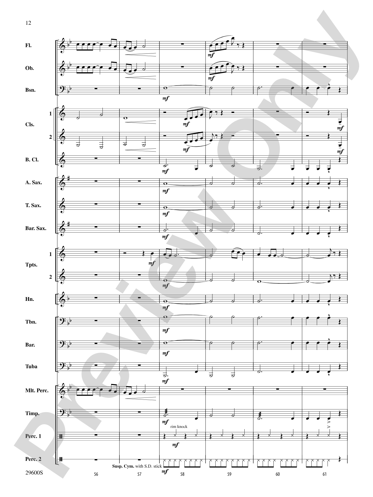 Seussical: The Musical: Concert Band Conductor Score & Parts