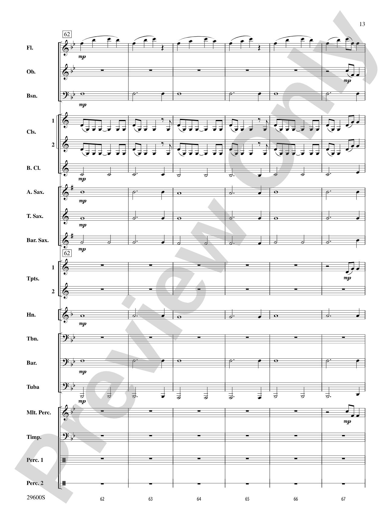 Seussical: The Musical: Concert Band Conductor Score & Parts