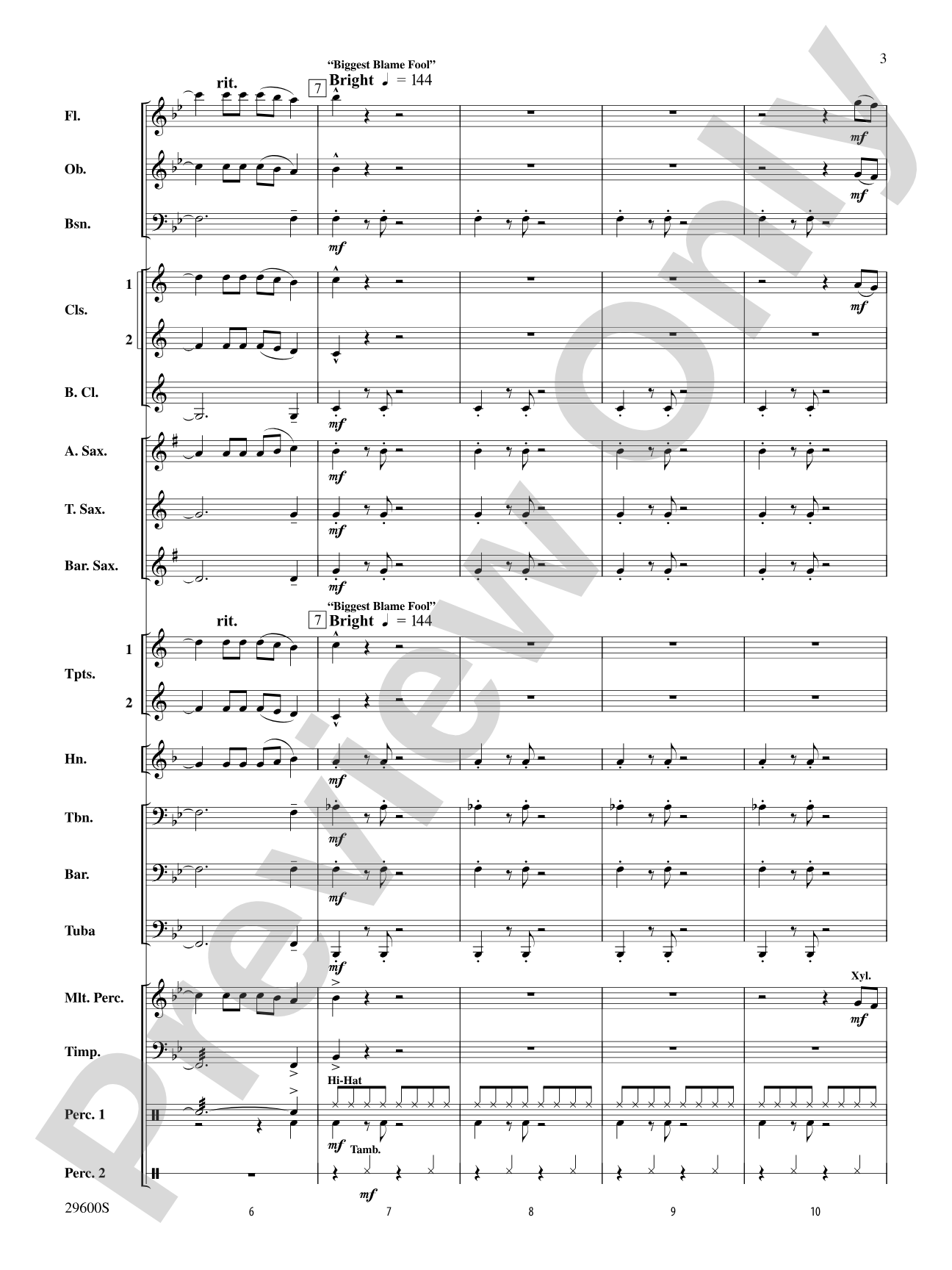 Seussical: The Musical: Concert Band Conductor Score & Parts