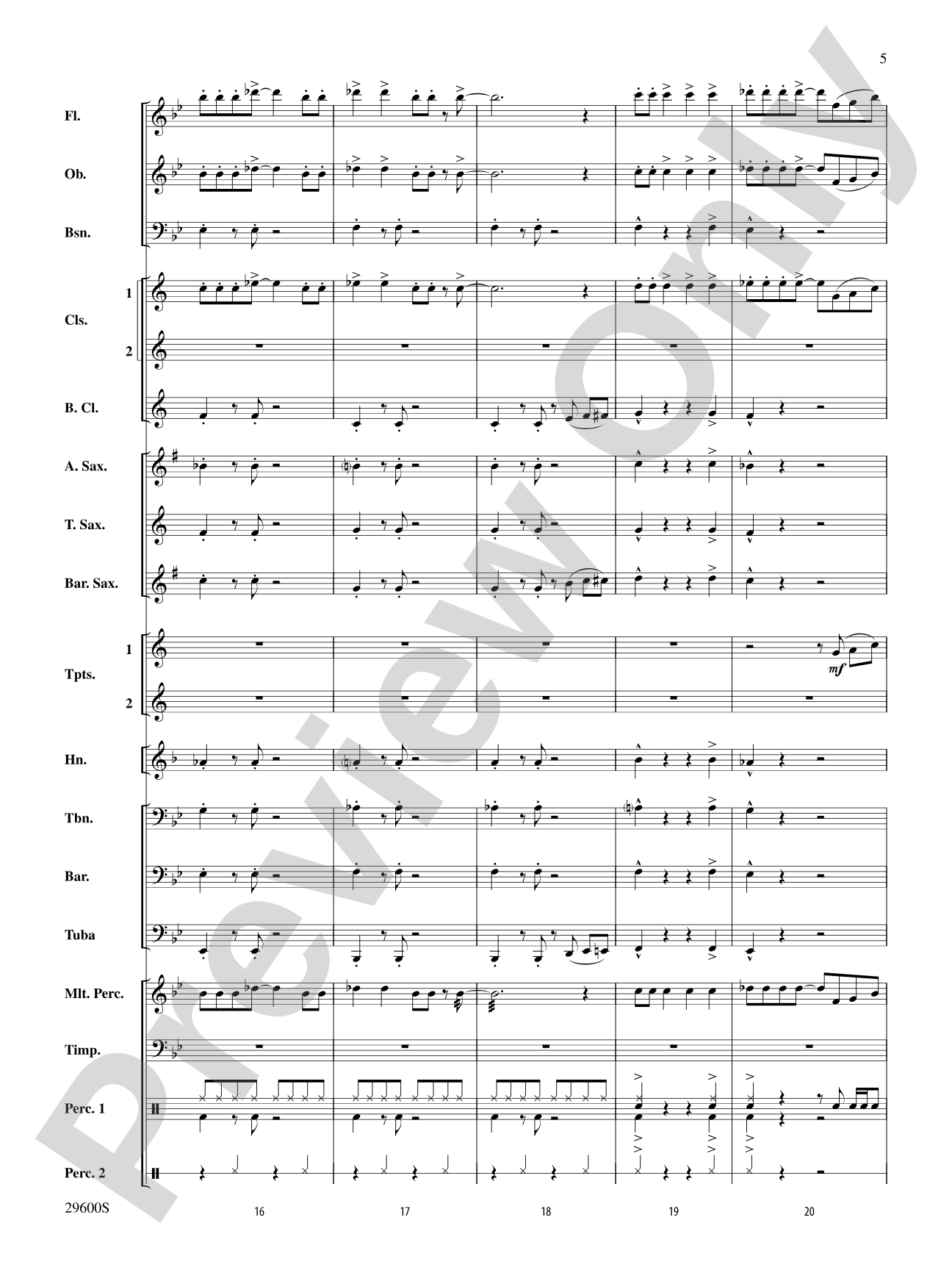 Seussical: The Musical: Concert Band Conductor Score & Parts