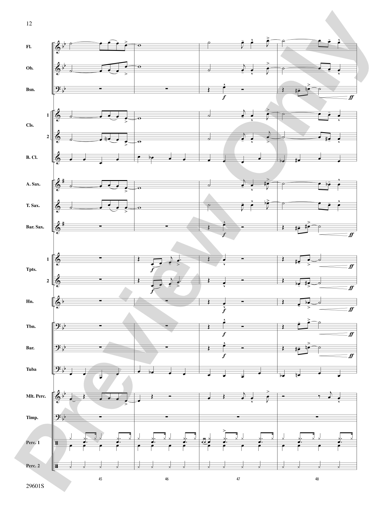 A Swingin' Holiday: Concert Band Conductor Score & Parts