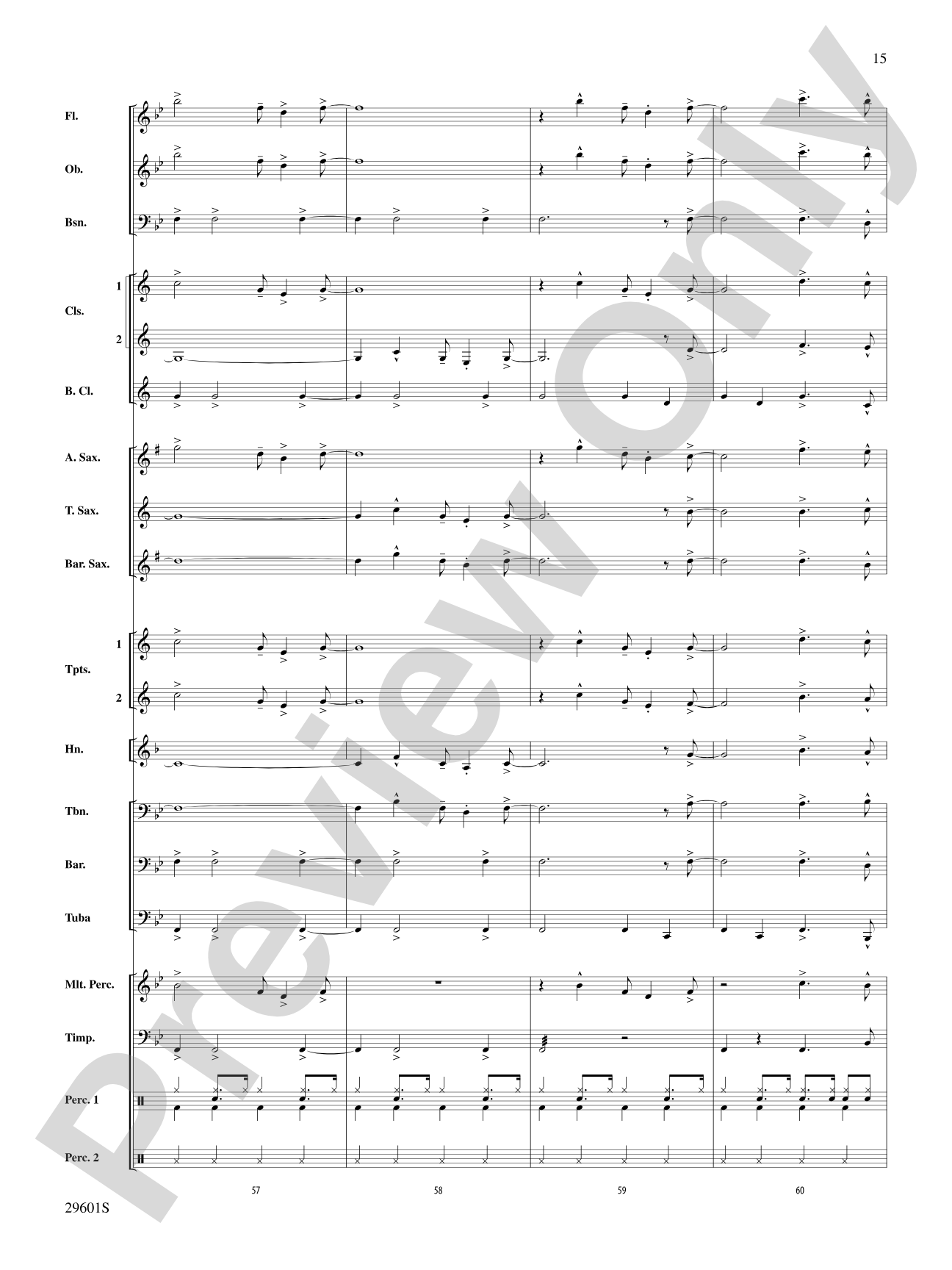 A Swingin' Holiday: Concert Band Conductor Score & Parts