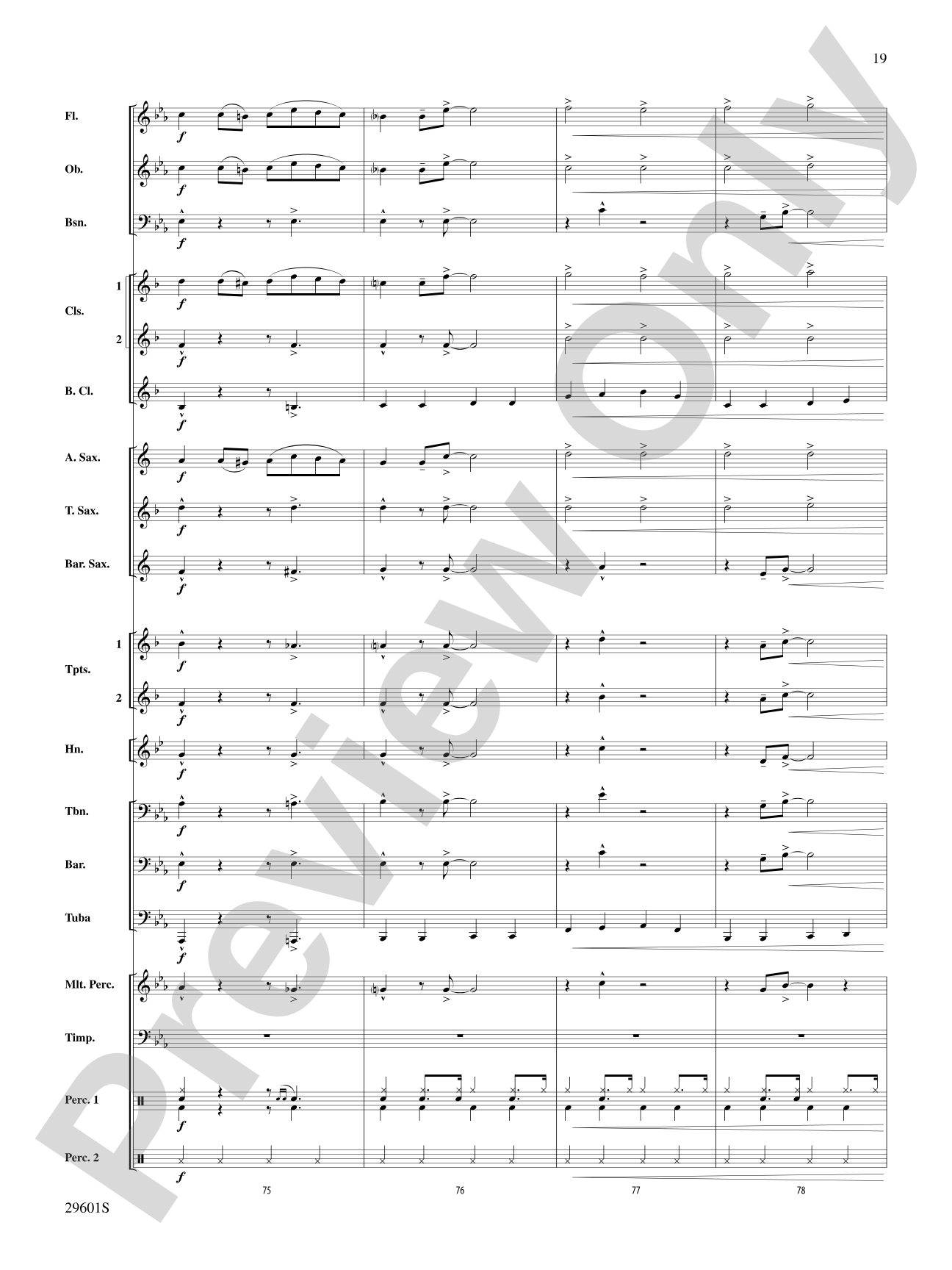 A Swingin' Holiday: Concert Band Conductor Score & Parts