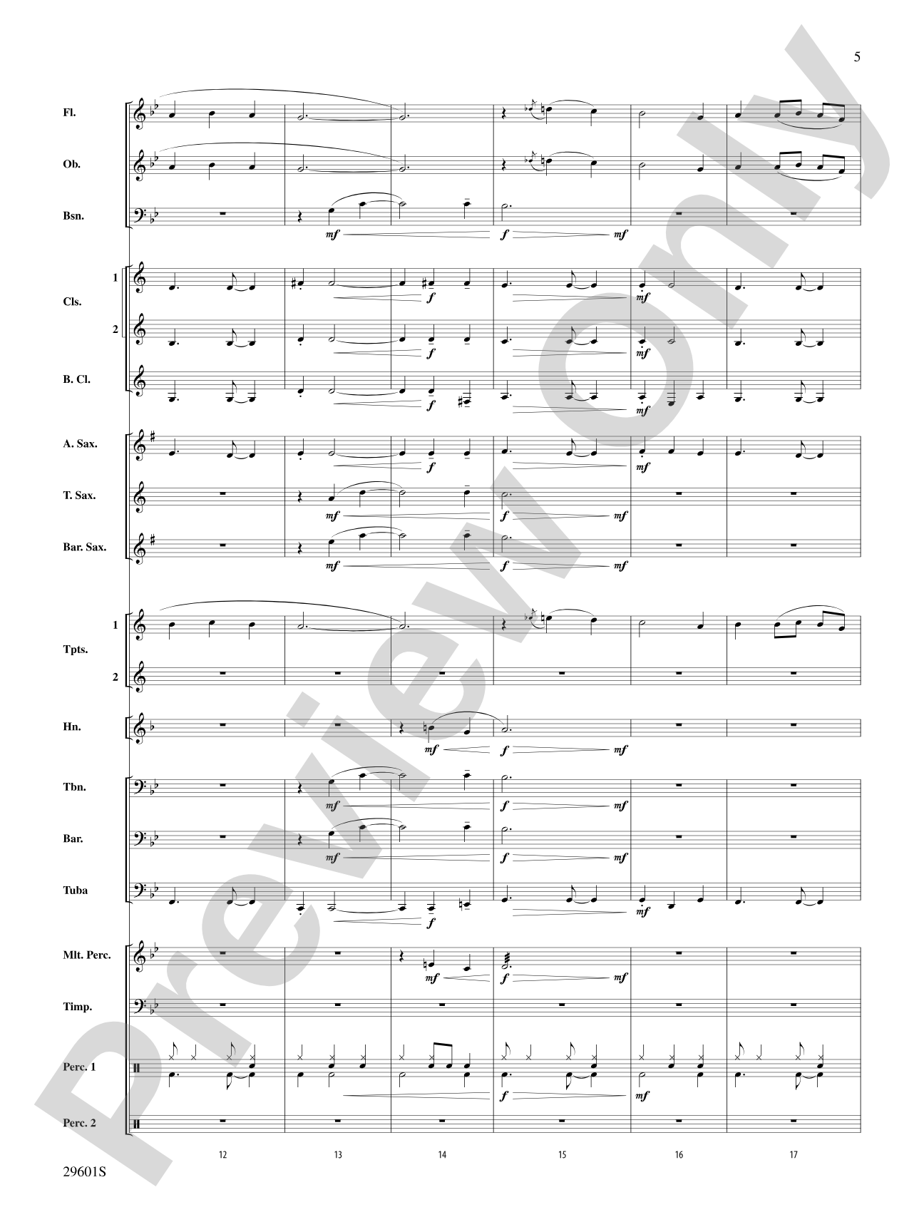 A Swingin' Holiday: Concert Band Conductor Score & Parts