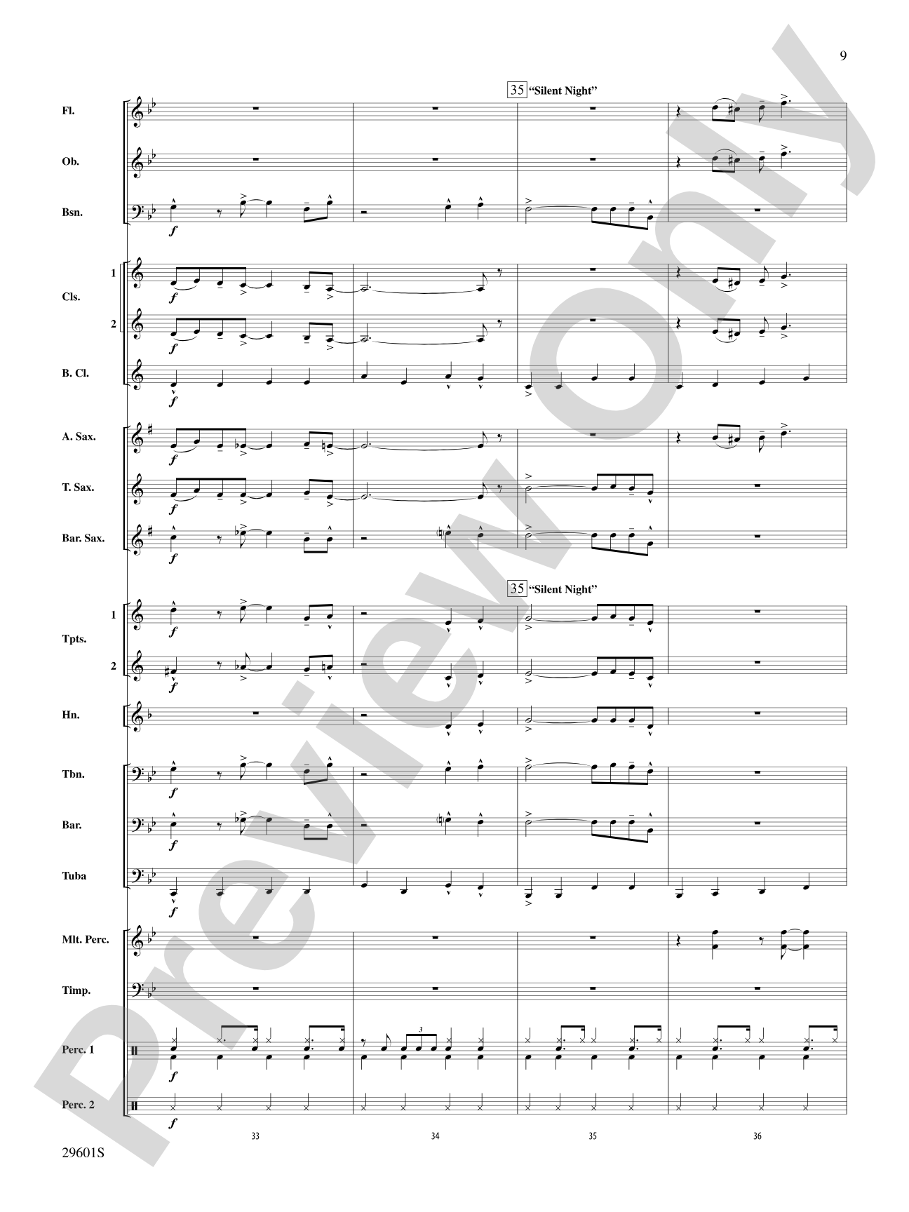 A Swingin' Holiday: Concert Band Conductor Score & Parts