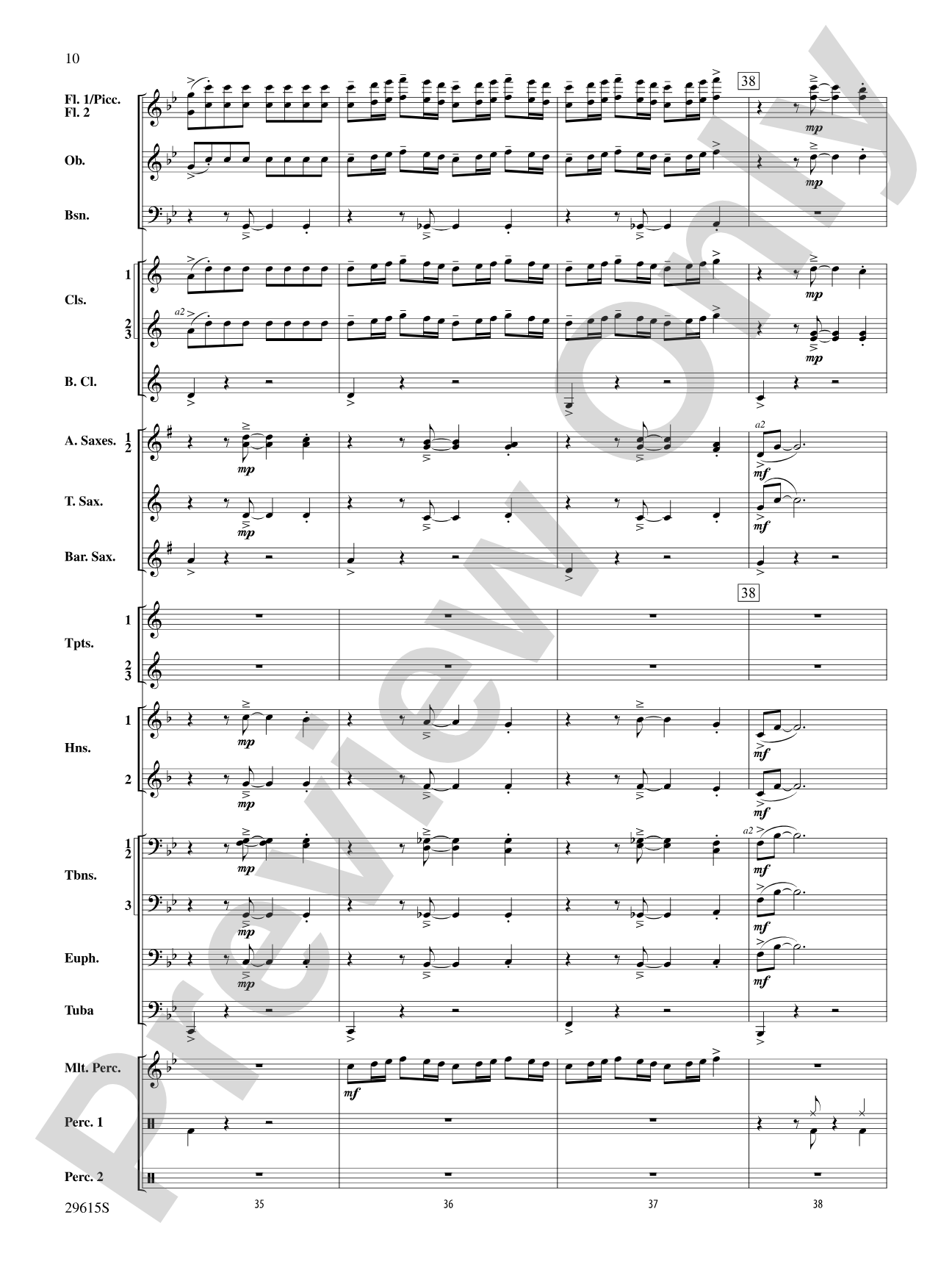 Gershwin Prelude Suite: Concert Band Conductor Score & Parts