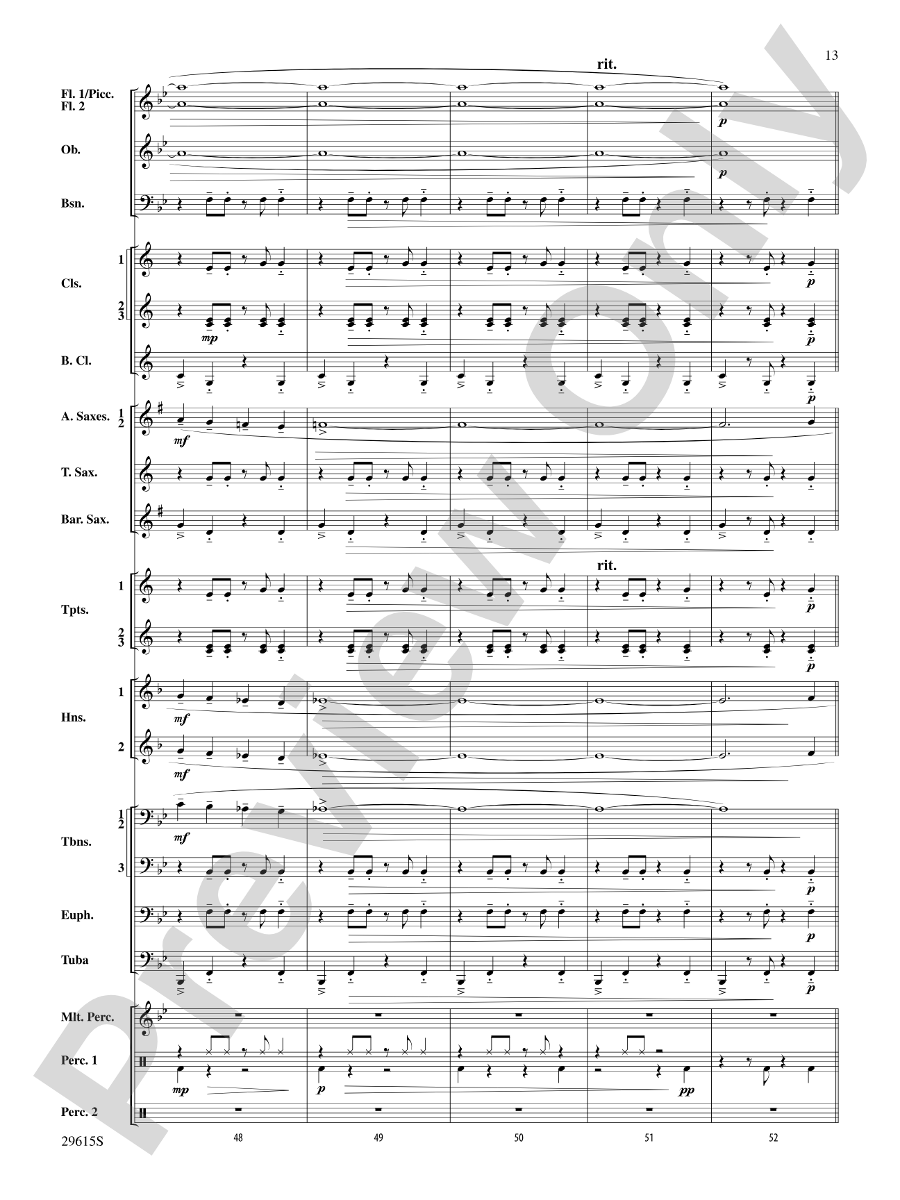 Gershwin Prelude Suite: Concert Band Conductor Score & Parts
