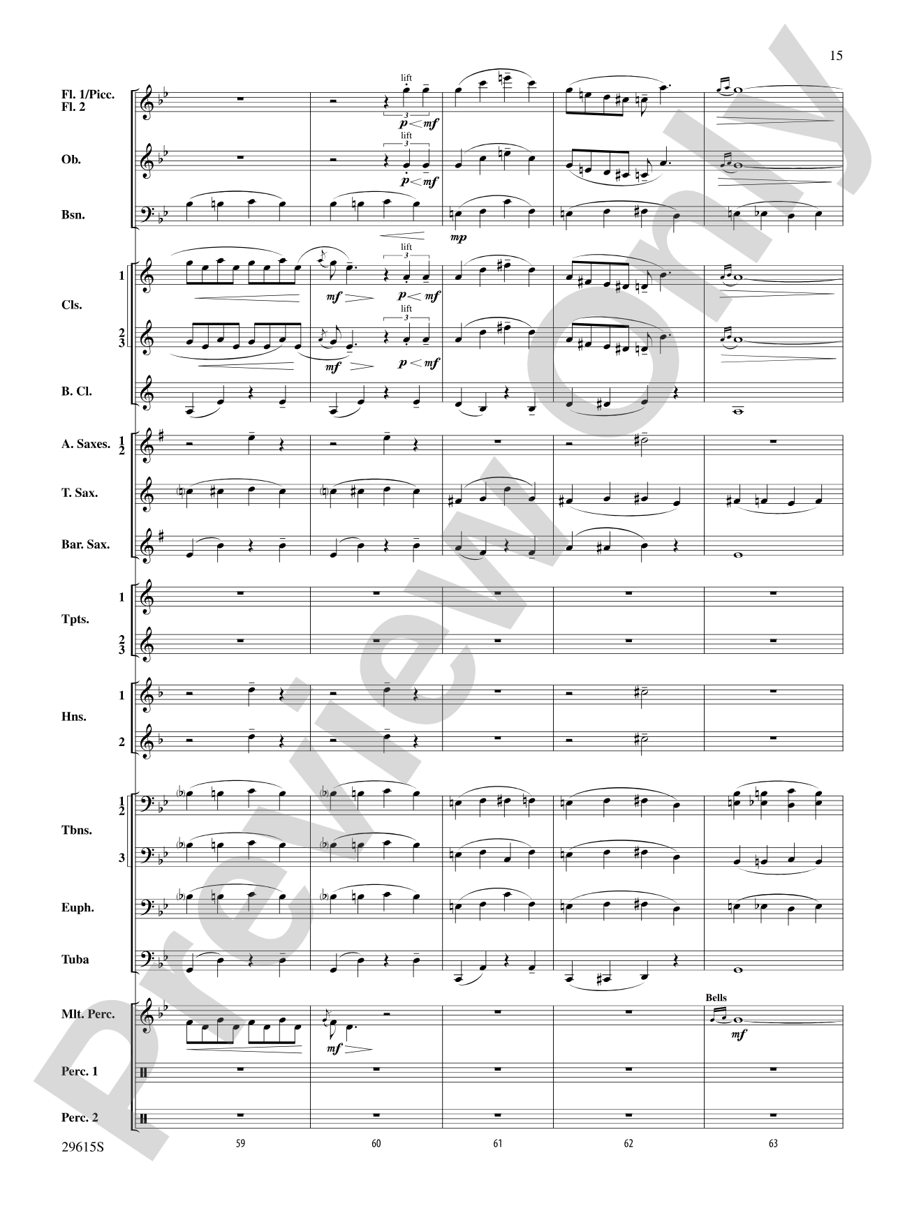 Gershwin Prelude Suite: Concert Band Conductor Score & Parts
