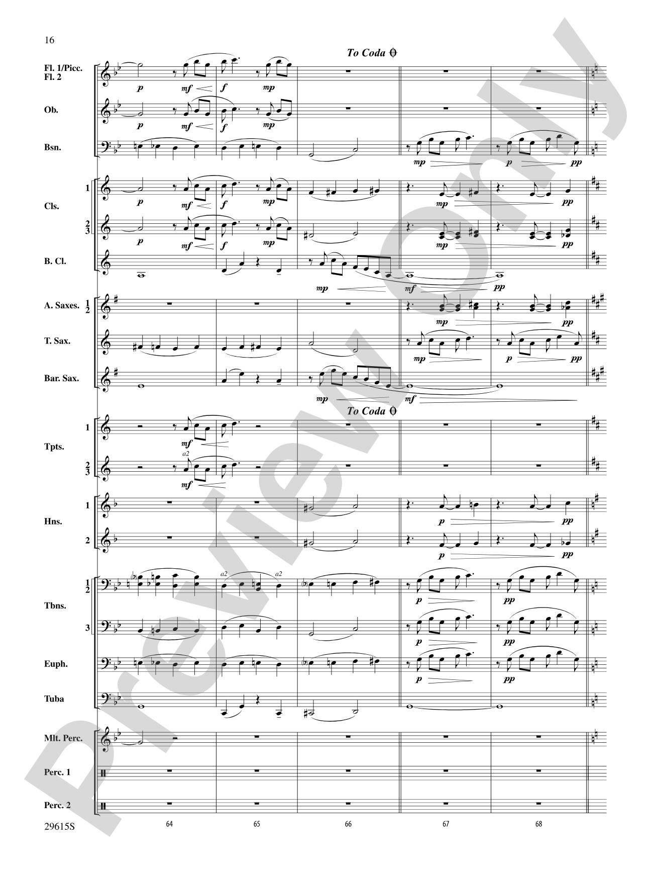 Gershwin Prelude Suite: Concert Band Conductor Score & Parts