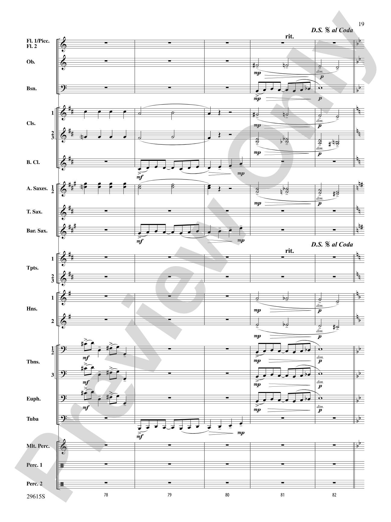 Gershwin Prelude Suite: Concert Band Conductor Score & Parts