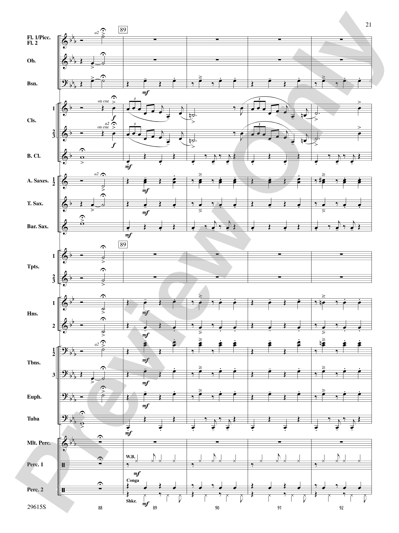 Gershwin Prelude Suite: Concert Band Conductor Score & Parts