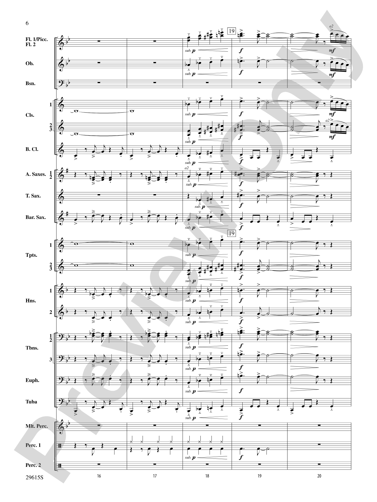 Gershwin Prelude Suite: Concert Band Conductor Score & Parts