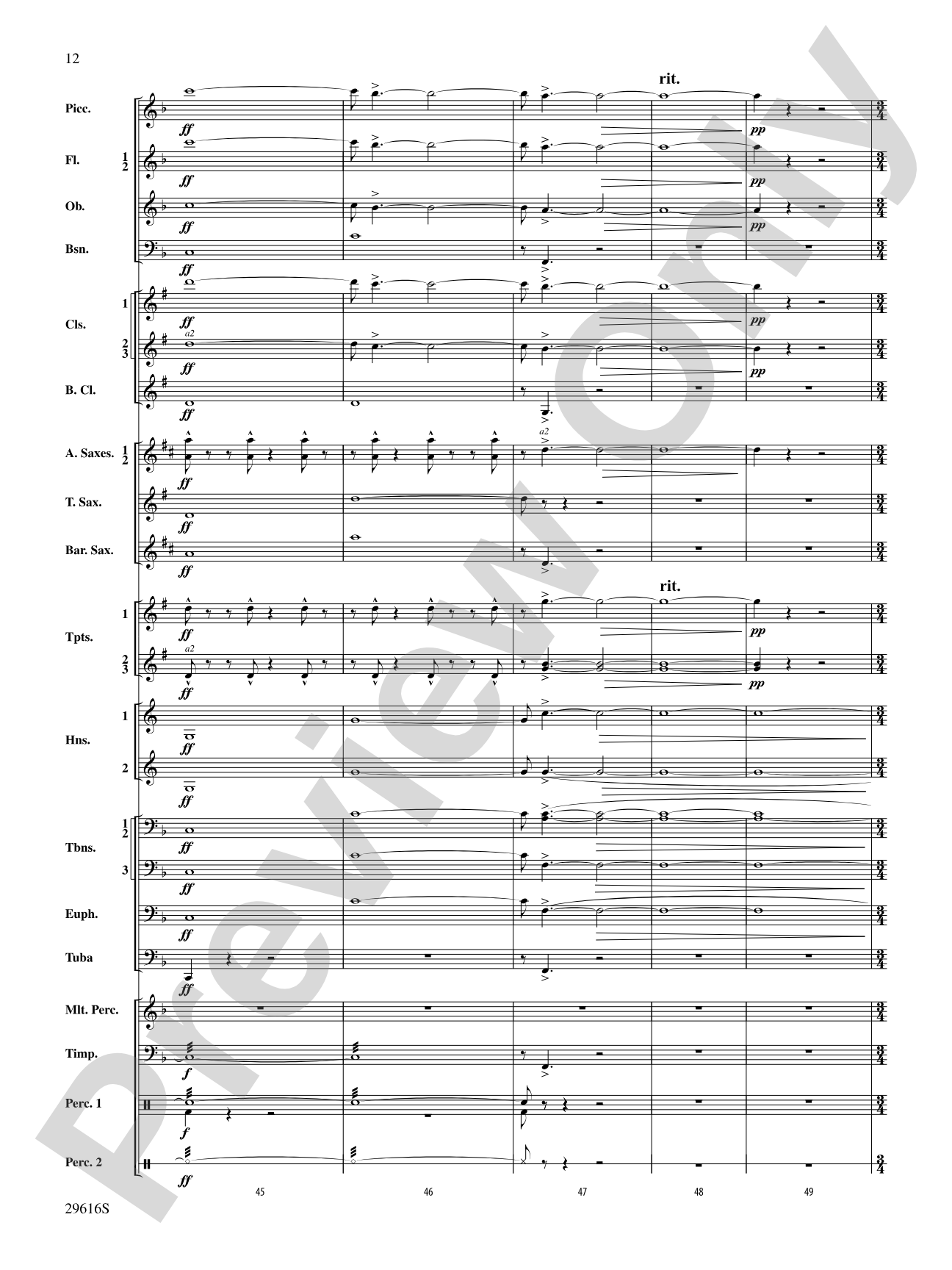 Harry Potter and the Order of the Phoenix, Suite from: Concert Band Conductor Score & Parts
