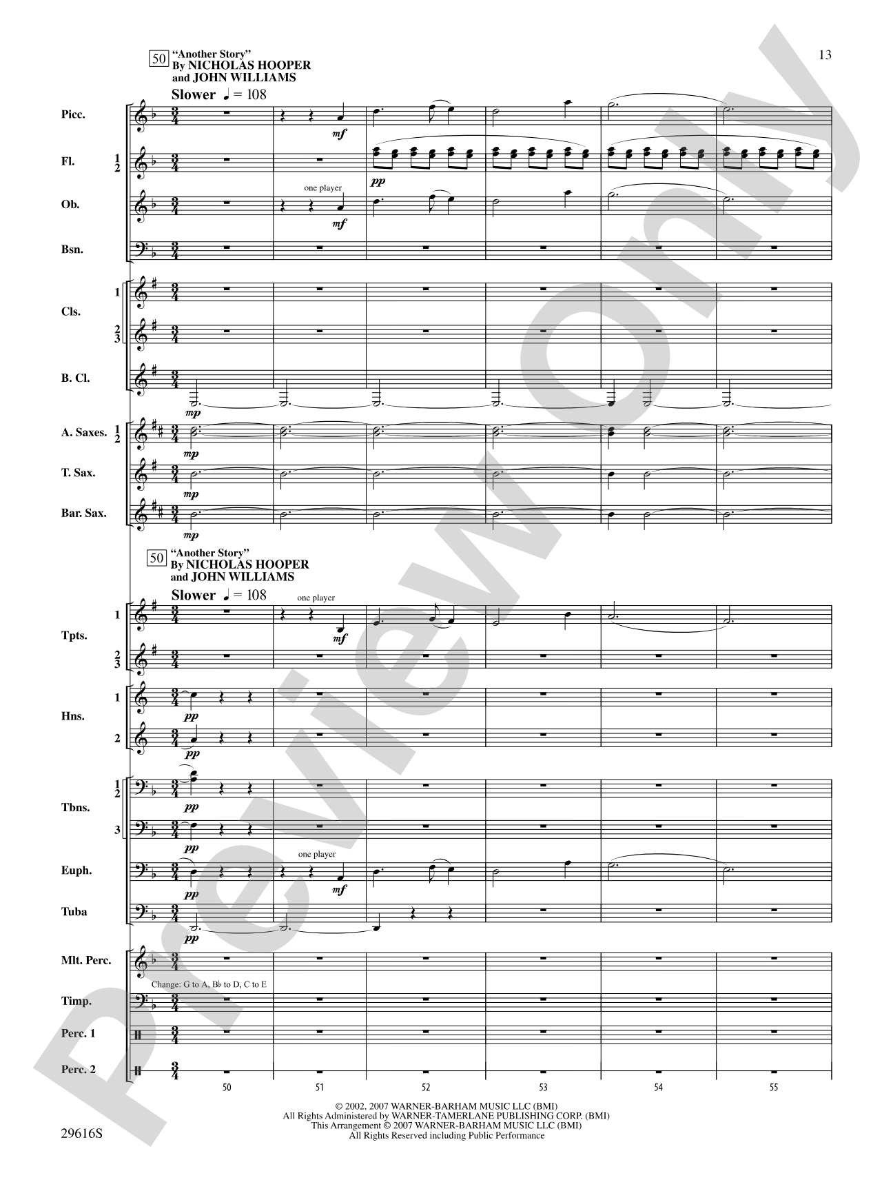 Harry Potter and the Order of the Phoenix, Suite from: Concert Band Conductor Score & Parts