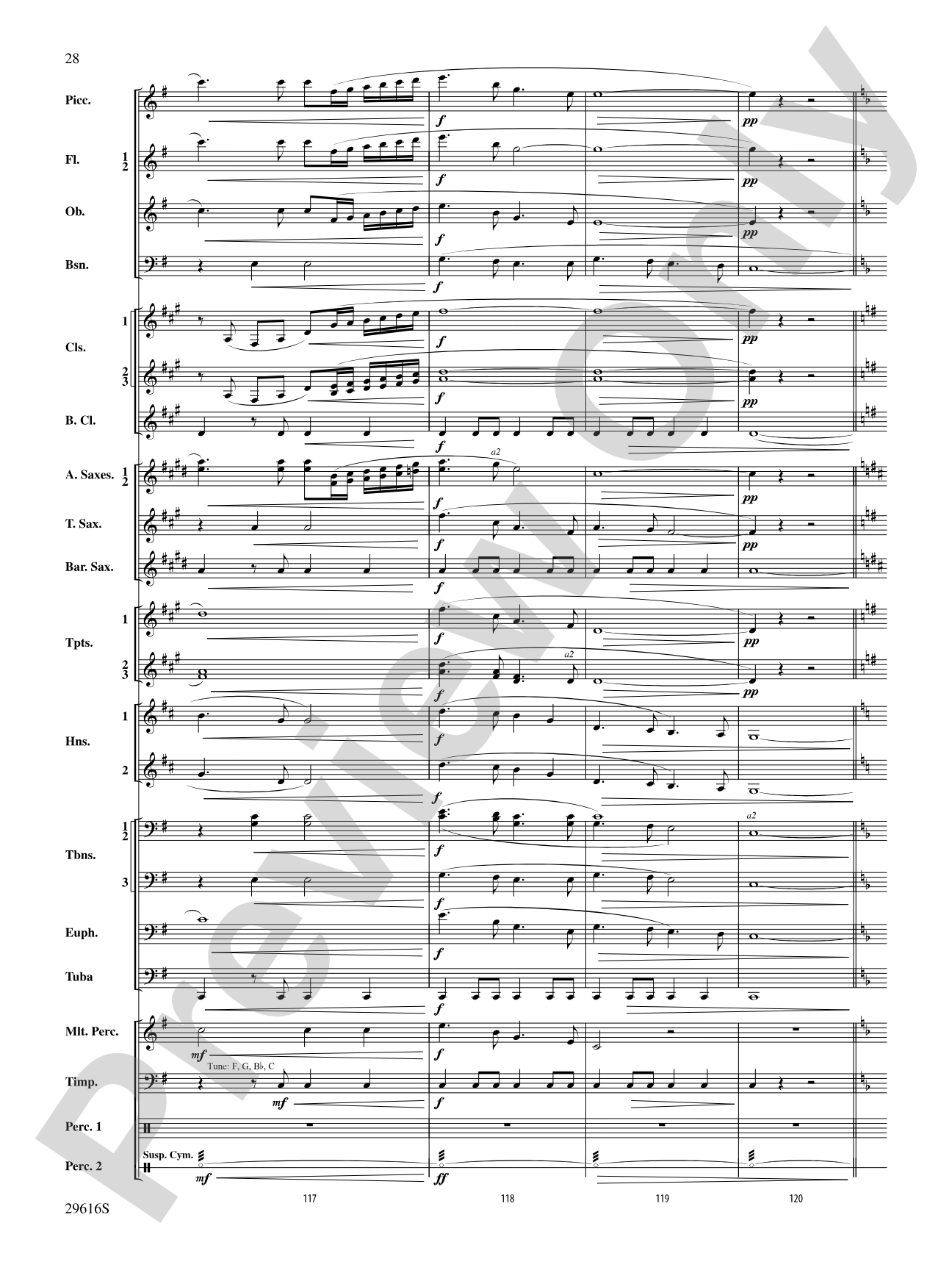 Harry Potter and the Order of the Phoenix, Suite from: Concert Band Conductor Score & Parts