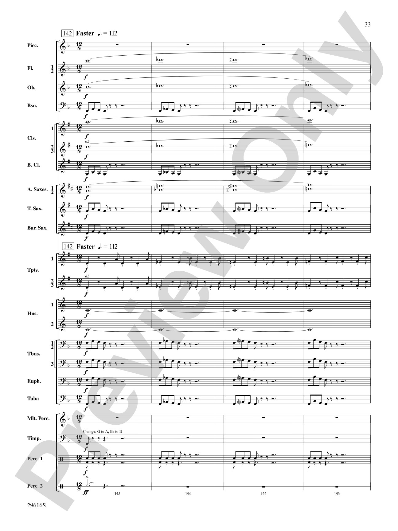 Harry Potter and the Order of the Phoenix, Suite from: Concert Band Conductor Score & Parts