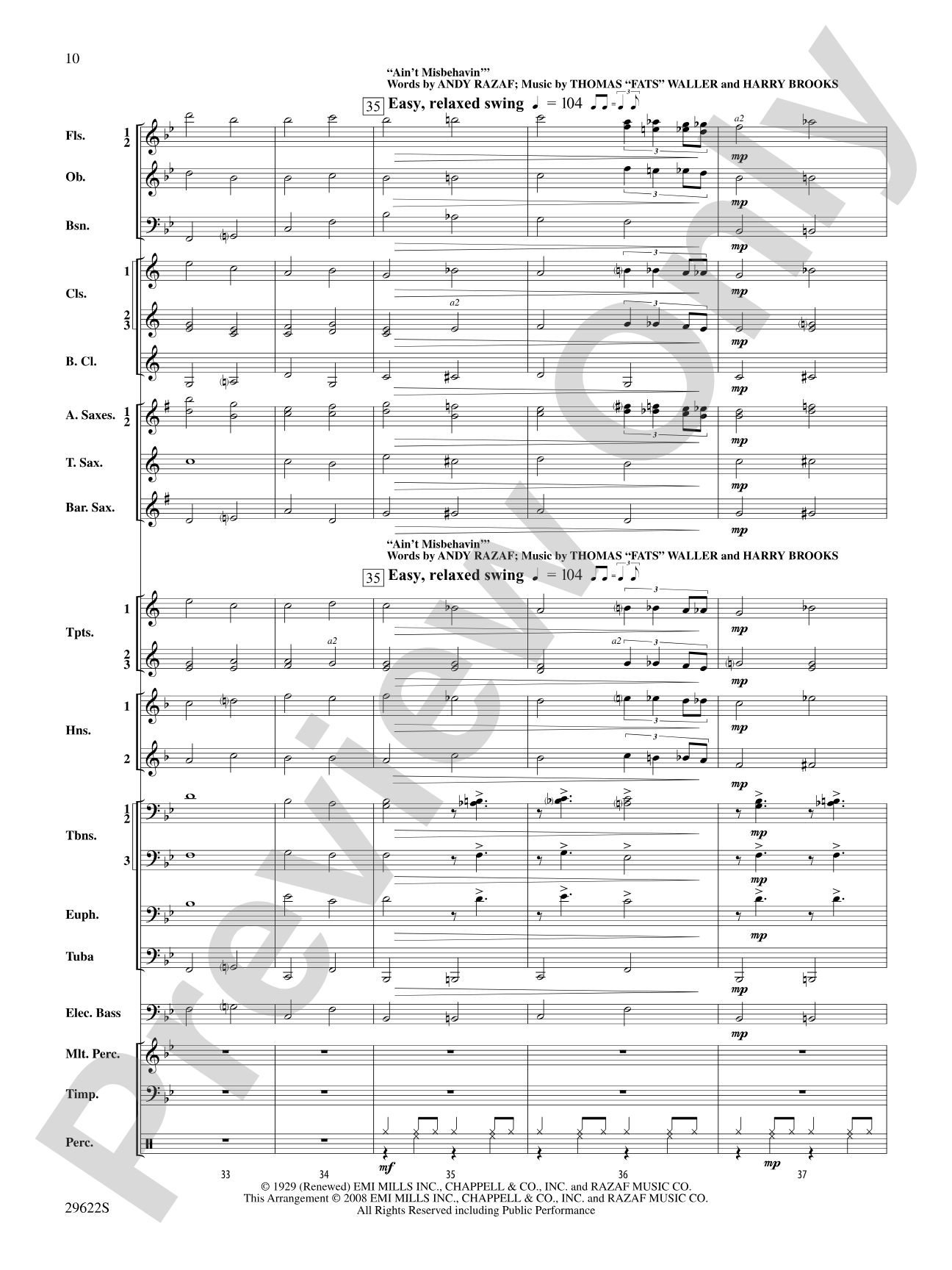 Salute to Broadway: Concert Band Conductor Score & Parts