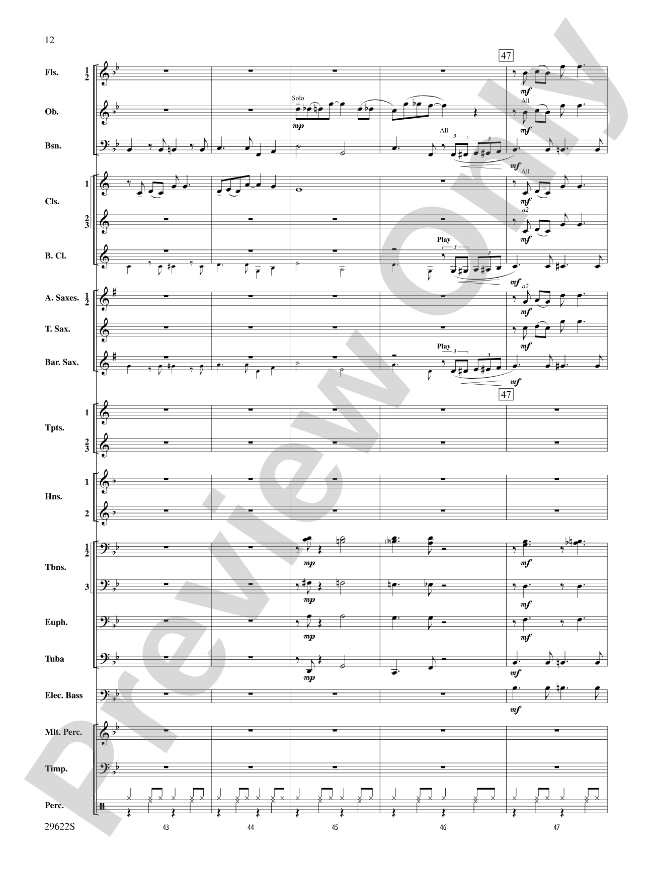 Salute to Broadway: Concert Band Conductor Score & Parts