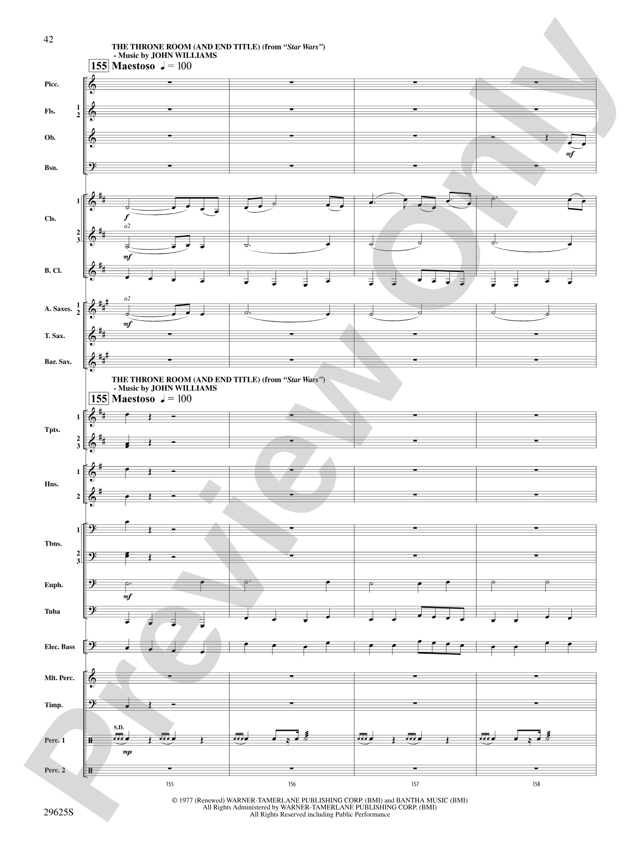 Star Wars: The Marches: Concert Band Conductor Score & Parts
