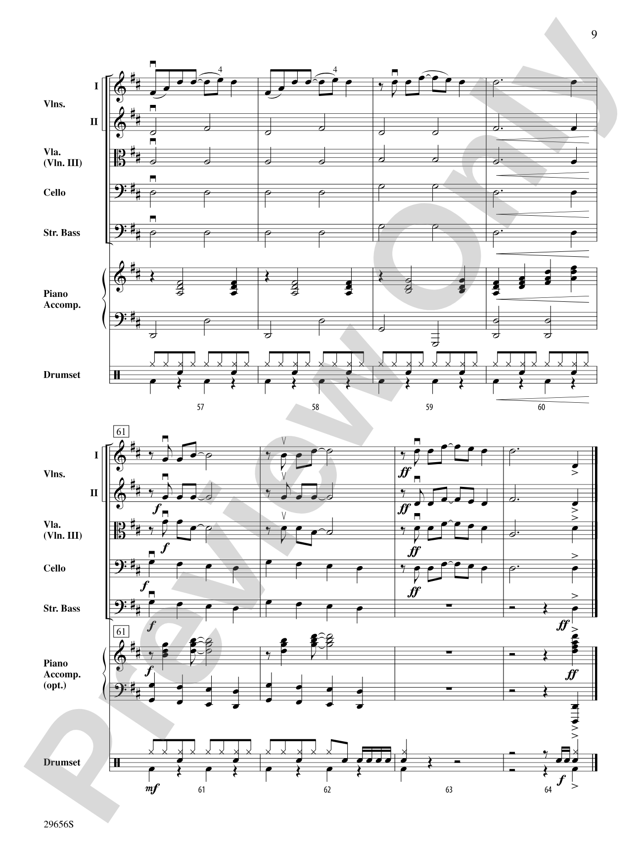 The Heart of It All: String Orchestra Conductor Score & Parts