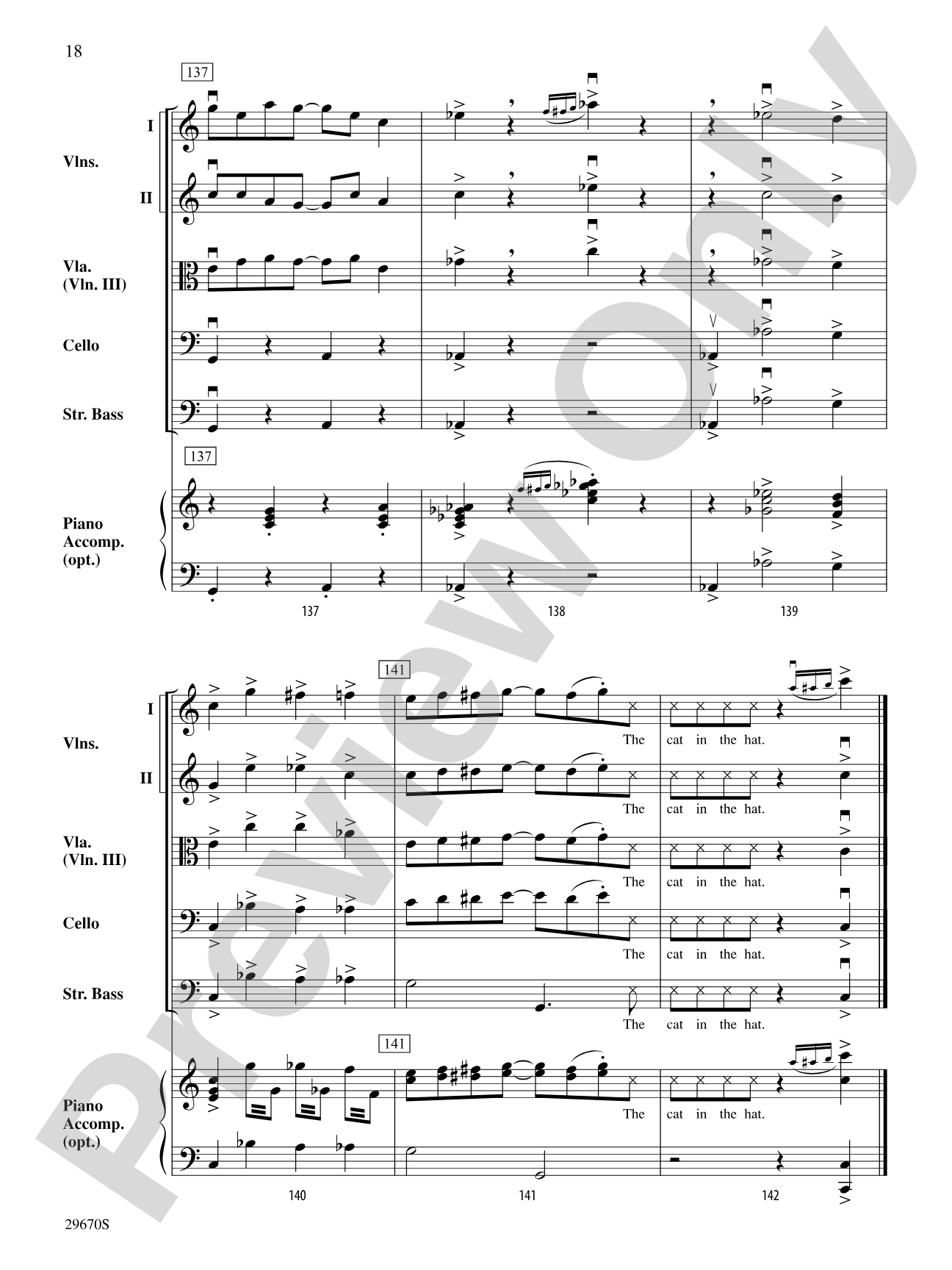 Seussical the Musical, Selections from: Score