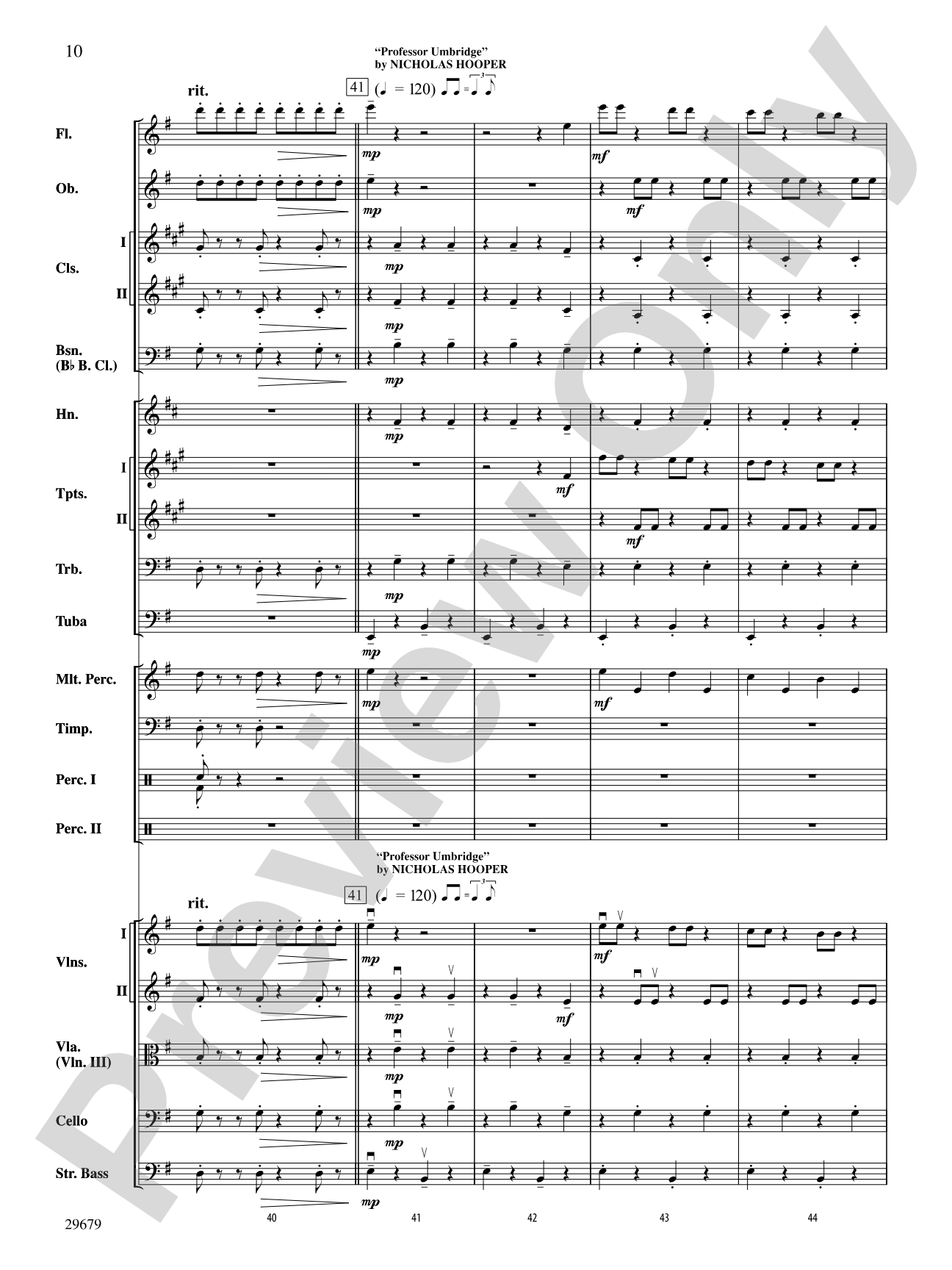 Harry Potter and the Order of the Phoenix, Selections from: Full Orchestra Conductor Score & Parts