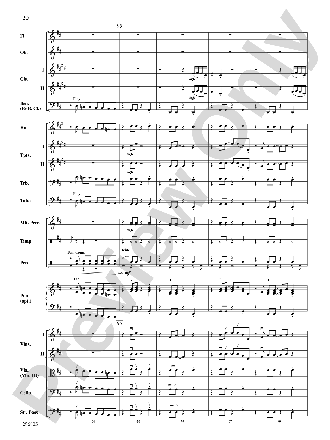 Hairspray, Selections from: Full Orchestra Conductor Score & Parts