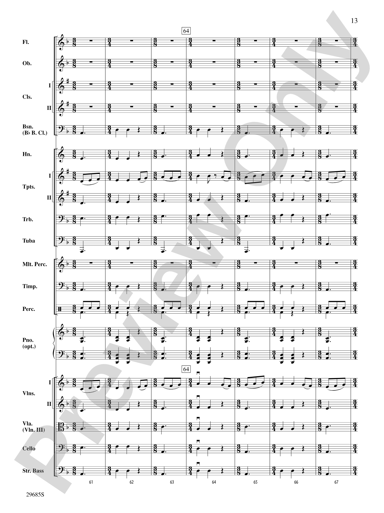 Cirque du Soleil Celebration: Full Orchestra Conductor Score & Parts