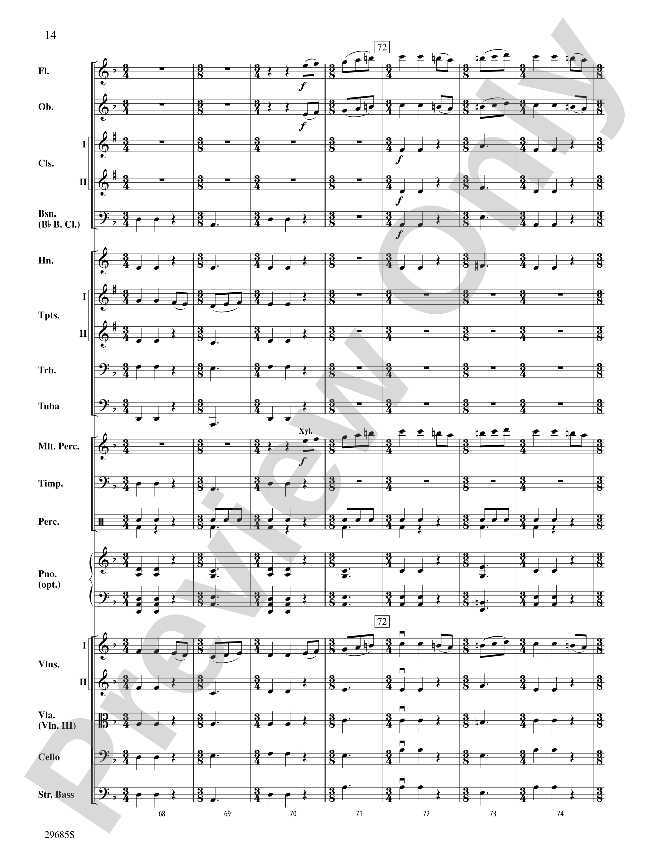 Cirque du Soleil Celebration: Full Orchestra Conductor Score & Parts