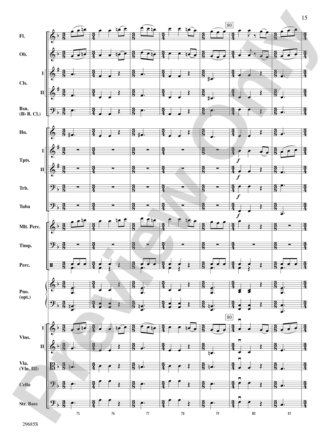 Cirque du Soleil Celebration: Full Orchestra Conductor Score & Parts