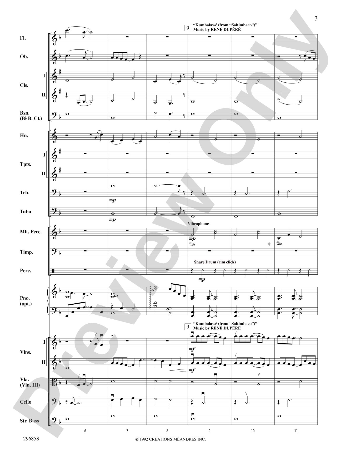Cirque du Soleil Celebration: Full Orchestra Conductor Score & Parts